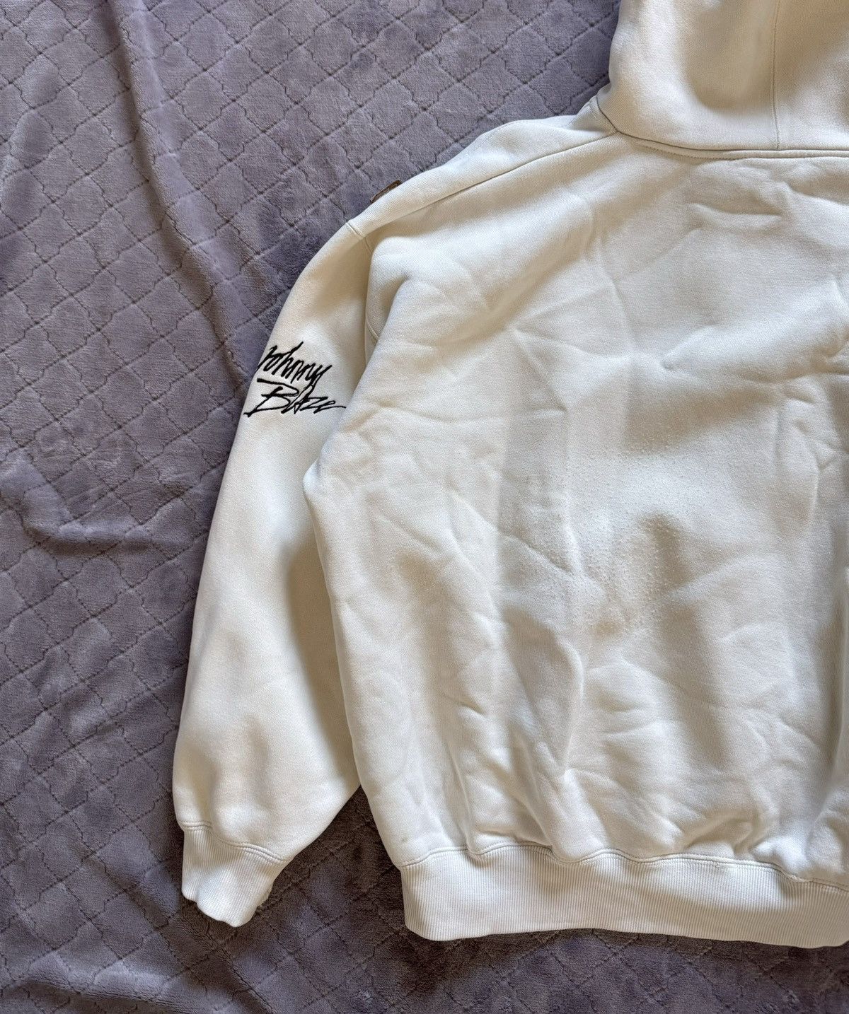 Rap Tees × Vintage Vintage 90s Johnny Blaze Method Man Heavy Cotton Zip Hoodie Size US XL / EU 56 / 4 - 7 Thumbnail