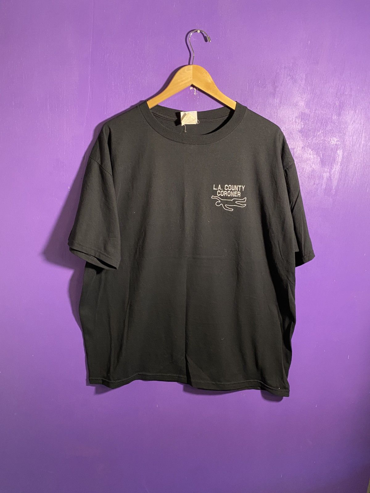 Other Vintage 00s LA county coroner mullet tee Size US XL / EU 56 / 4 - 1 Thumbnail