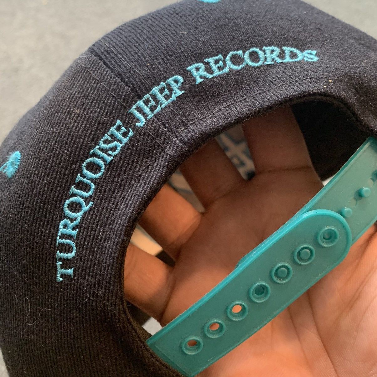 Rap Tees VINTAGE 2012 FLYNT FLOSSY X TURQUOISE JEEP RECORDS #KTJR CAP Size ONE SIZE - 5 Thumbnail
