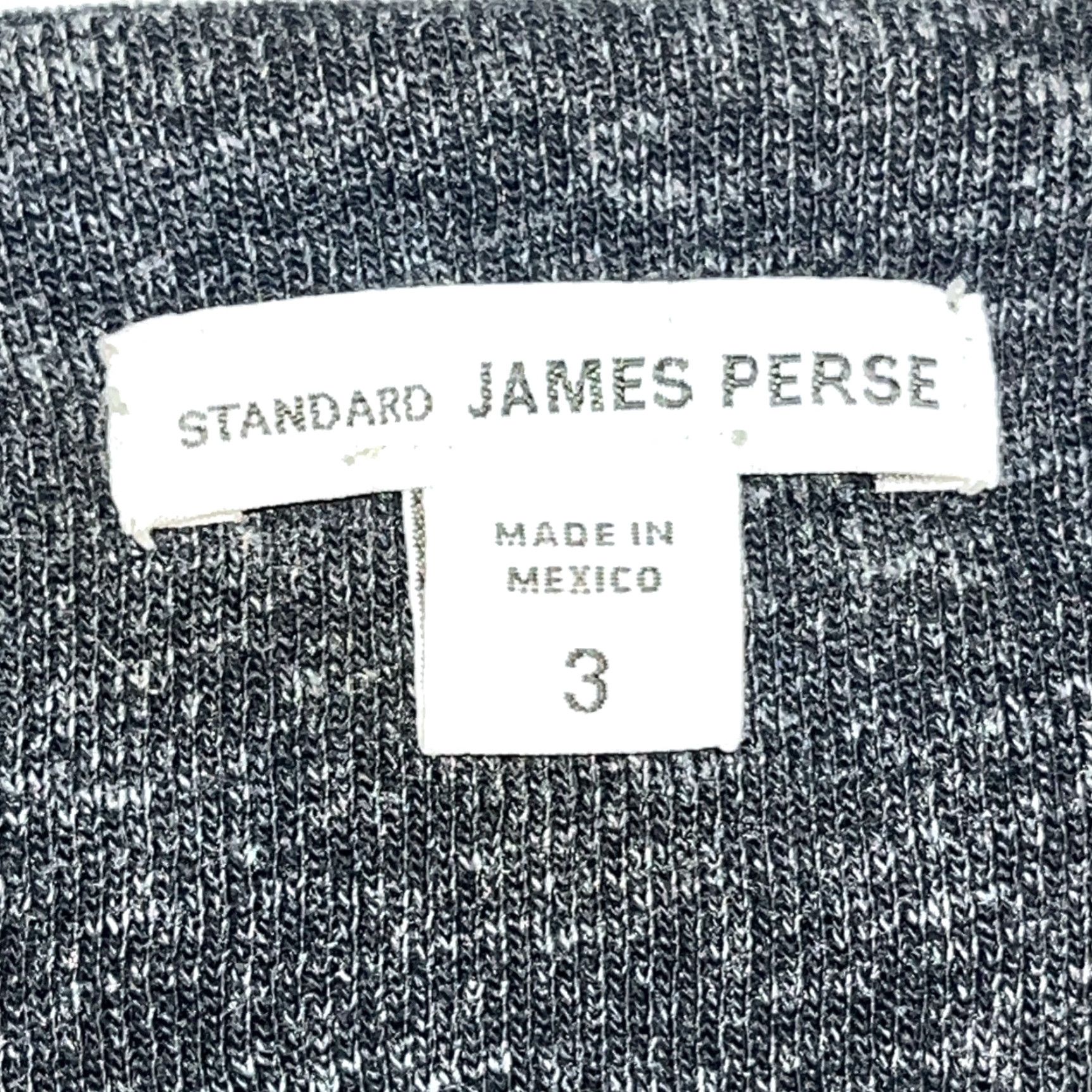 James Perse James Perse Standard BLACK Knit Shirt Wide High Neck Pullover Size 3 Large L Size L / US 10 / IT 46 - 2 Thumbnail