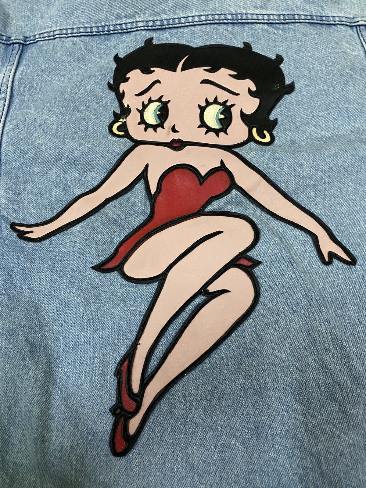 Vintage Betty Boop Denim Jacket Vintage Emberode Size US XL / EU 56 / 4 - 3 Thumbnail