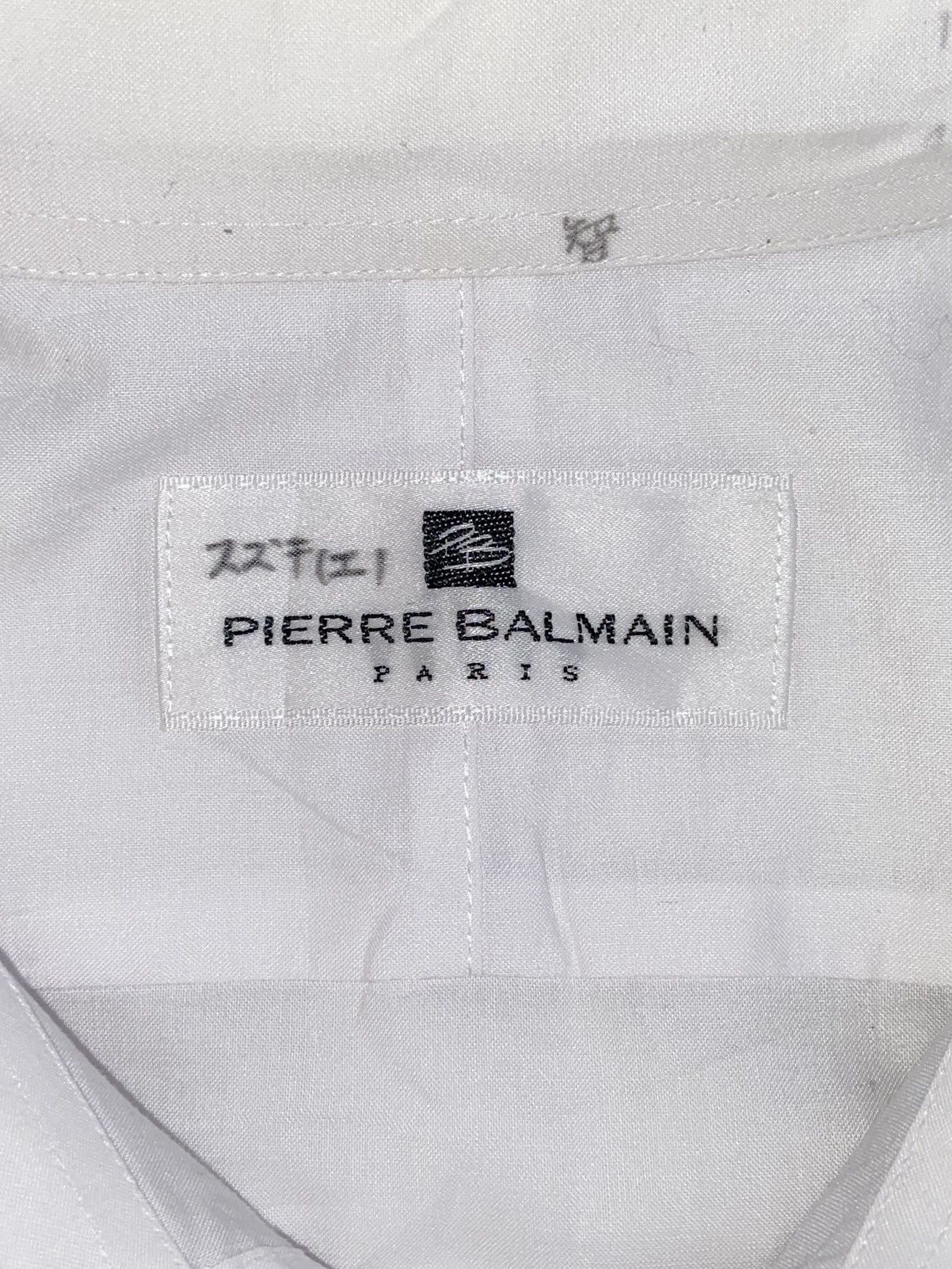Pierre Balmain PIERRE BALMAIN White Shirt Size US M / EU 48-50 / 2 - 12 Thumbnail