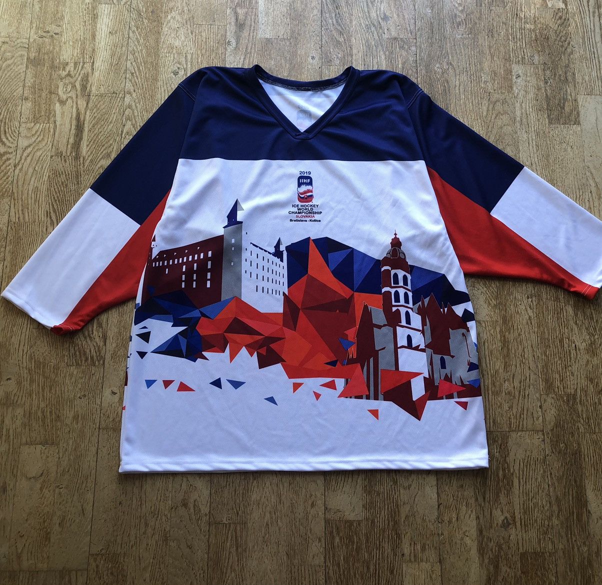 Vintage RARE 2019 ICE HOCKEY CHAMPIONSHIP SLOVAKIA JERSEY Size US XL / EU 56 / 4 - 1 Thumbnail