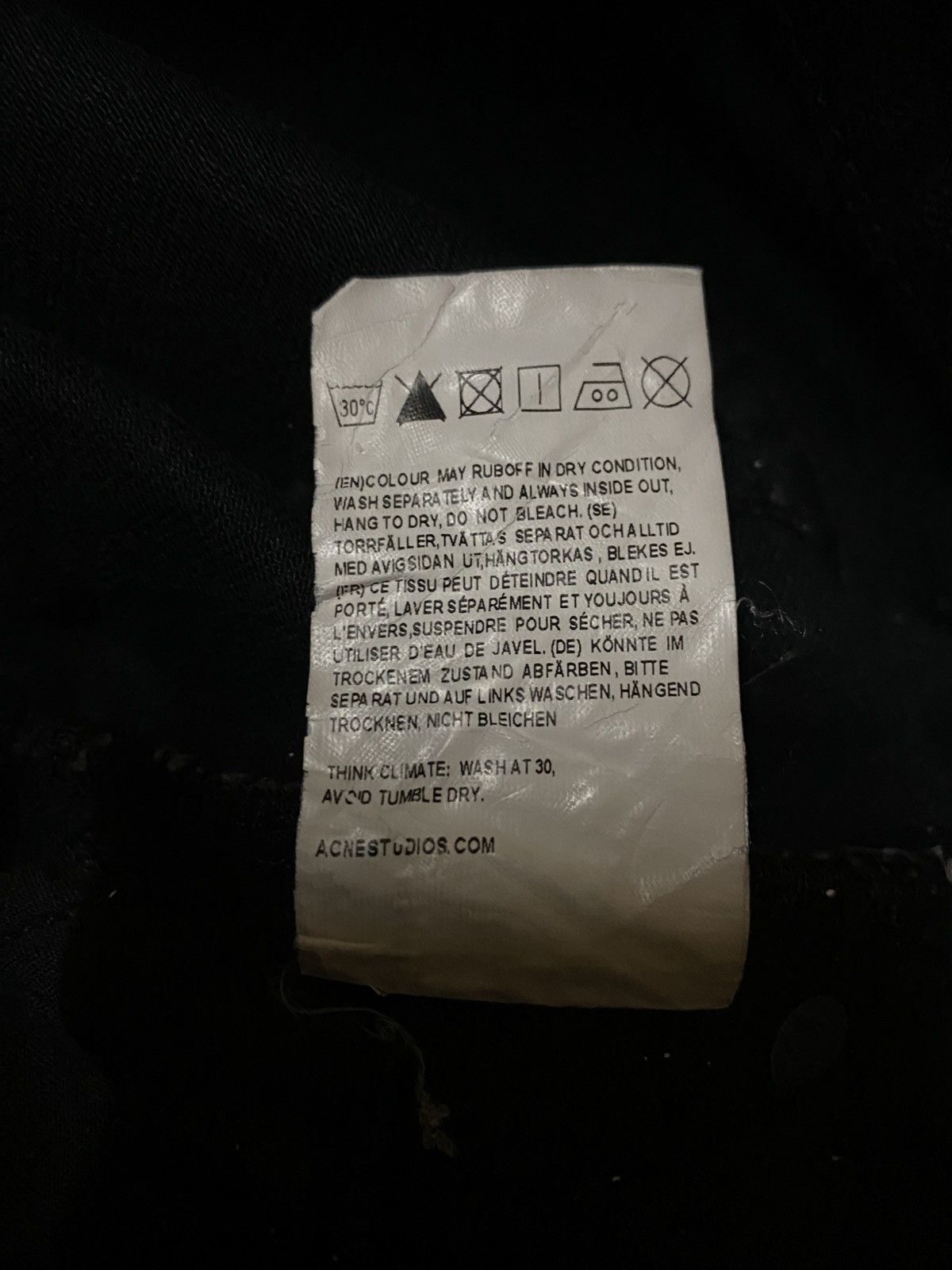 Acne Studios Acne Studios Super Black Jeans Size US 32 / EU 48 - 7 Thumbnail