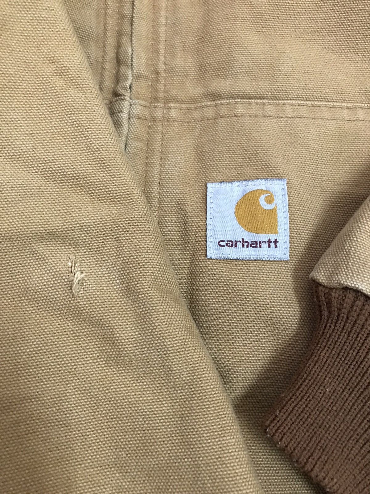 Carhartt Vintage Carhartt Duck Canvas Hoodie Jacket Made in USA Size US L / EU 52-54 / 3 - 10 Thumbnail