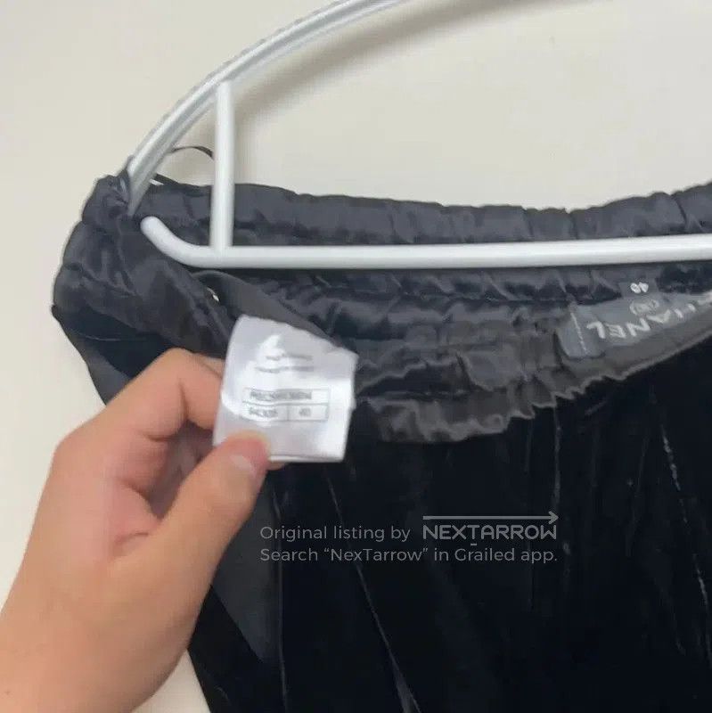 Chanel Chanel Black Silk Women's Casual Pants . Size 23" - 4 Thumbnail