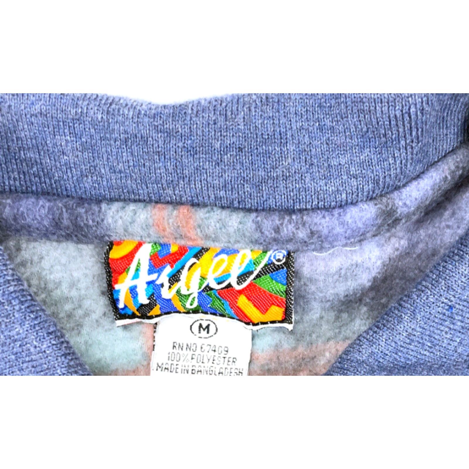 Etro VTG 90s Plaid Fleece Collared Pullover Sweatshirt Jacket M Multicolor Grunge Retro Sweater Women Size M / US 6-8 / IT 42-44 - 4 Thumbnail