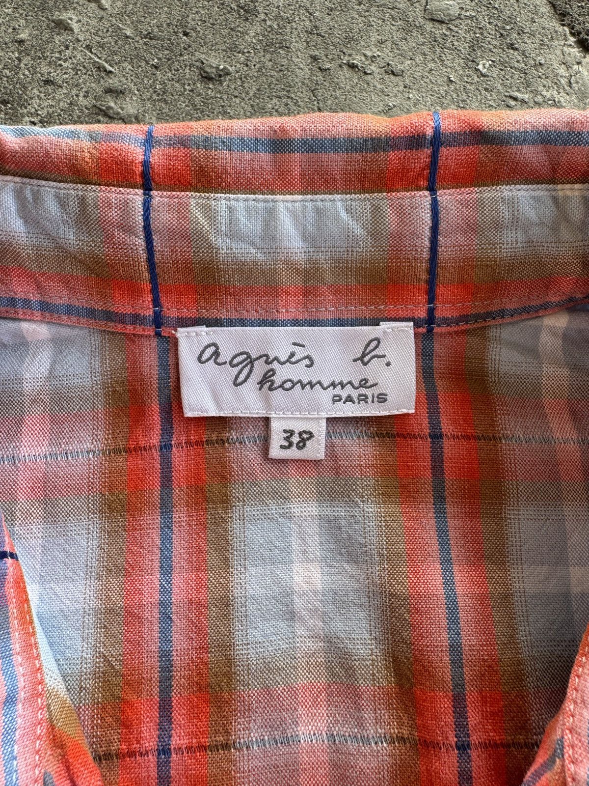 agnes b. Vintage Again Homme Button Ups Shirts Size US L / EU 52-54 / 3 - 4 Thumbnail