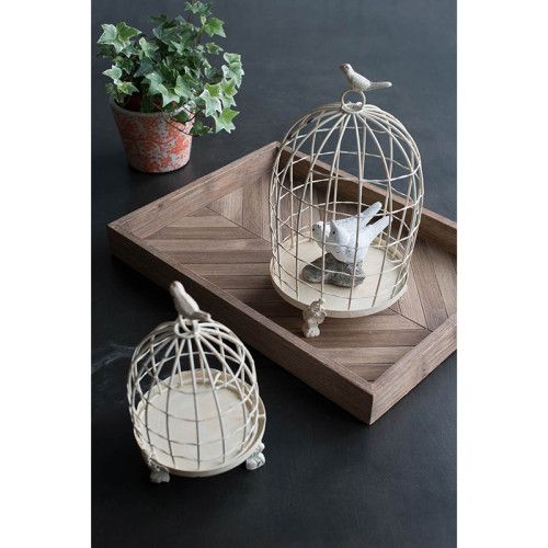 Designer × Homemade S/2 Stella Decorative Birdcages With Bird Finial Size US L / EU 52-54 / 3 - 4 Thumbnail