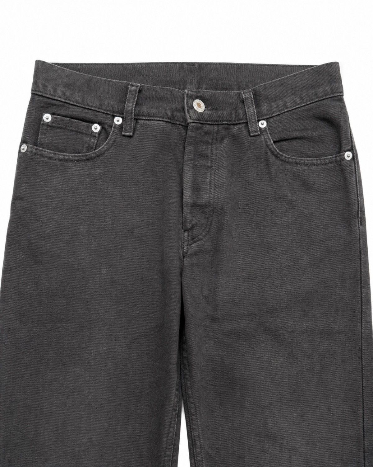 Helmut Lang Helmut Lang 1998 Black Straight Denim Jeans Size US 29 - 4 Thumbnail