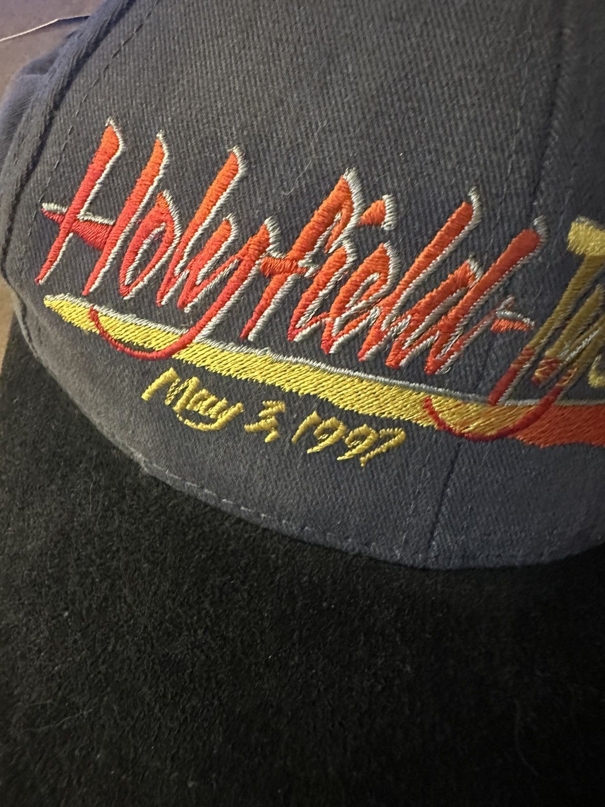 Vintage Tyson Holyfield 2 fight hat 1997 Size ONE SIZE - 2 Thumbnail