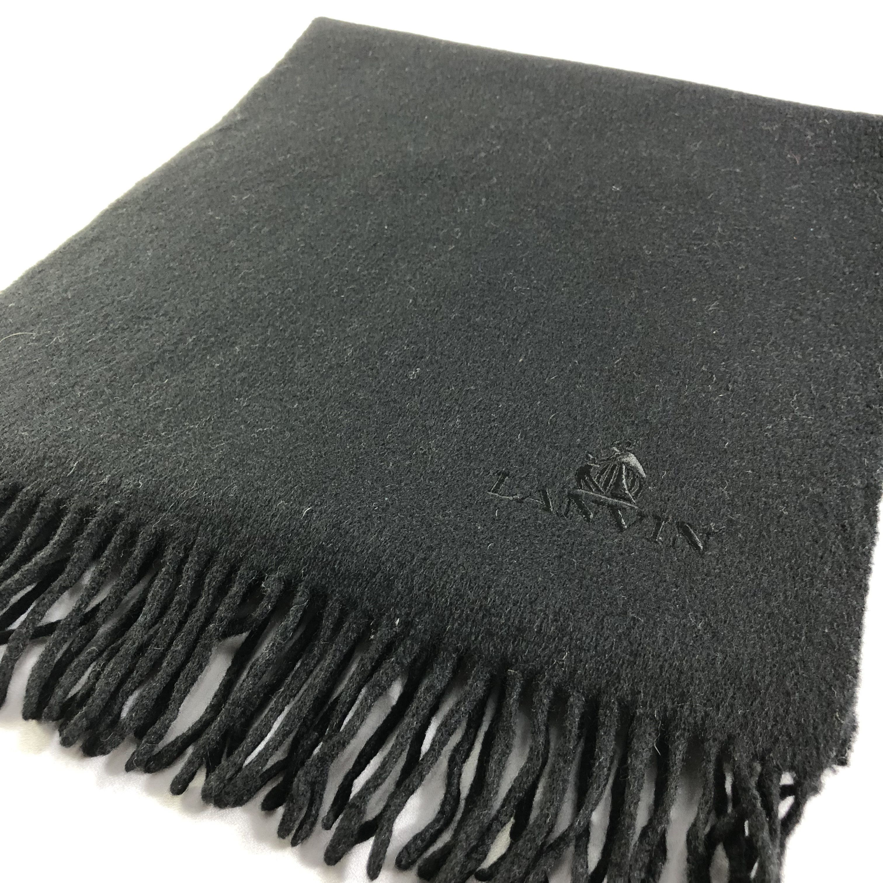 Lanvin Lanvin Cashmere Scarf Muffler Neckwear V2297 Size ONE SIZE - 3 Thumbnail