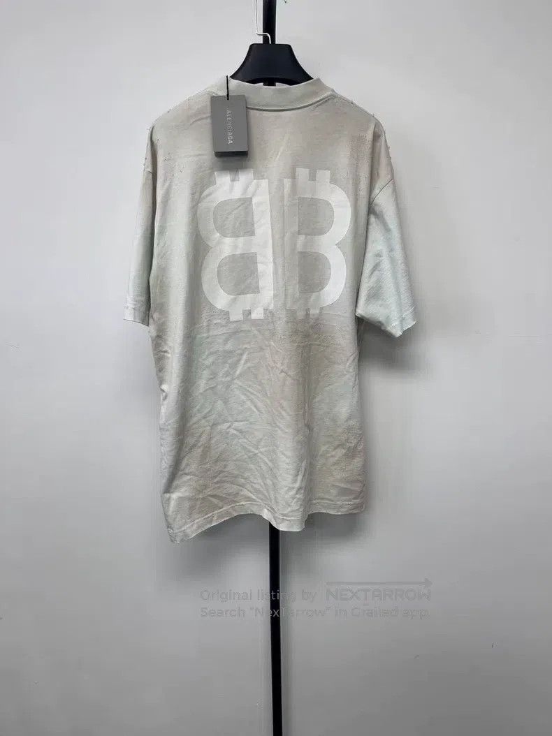Balenciaga Balenciaga Letter Logo Print Crew Neck Short Sleeve T-Shir Size US XXS / EU 40 - 2 Thumbnail