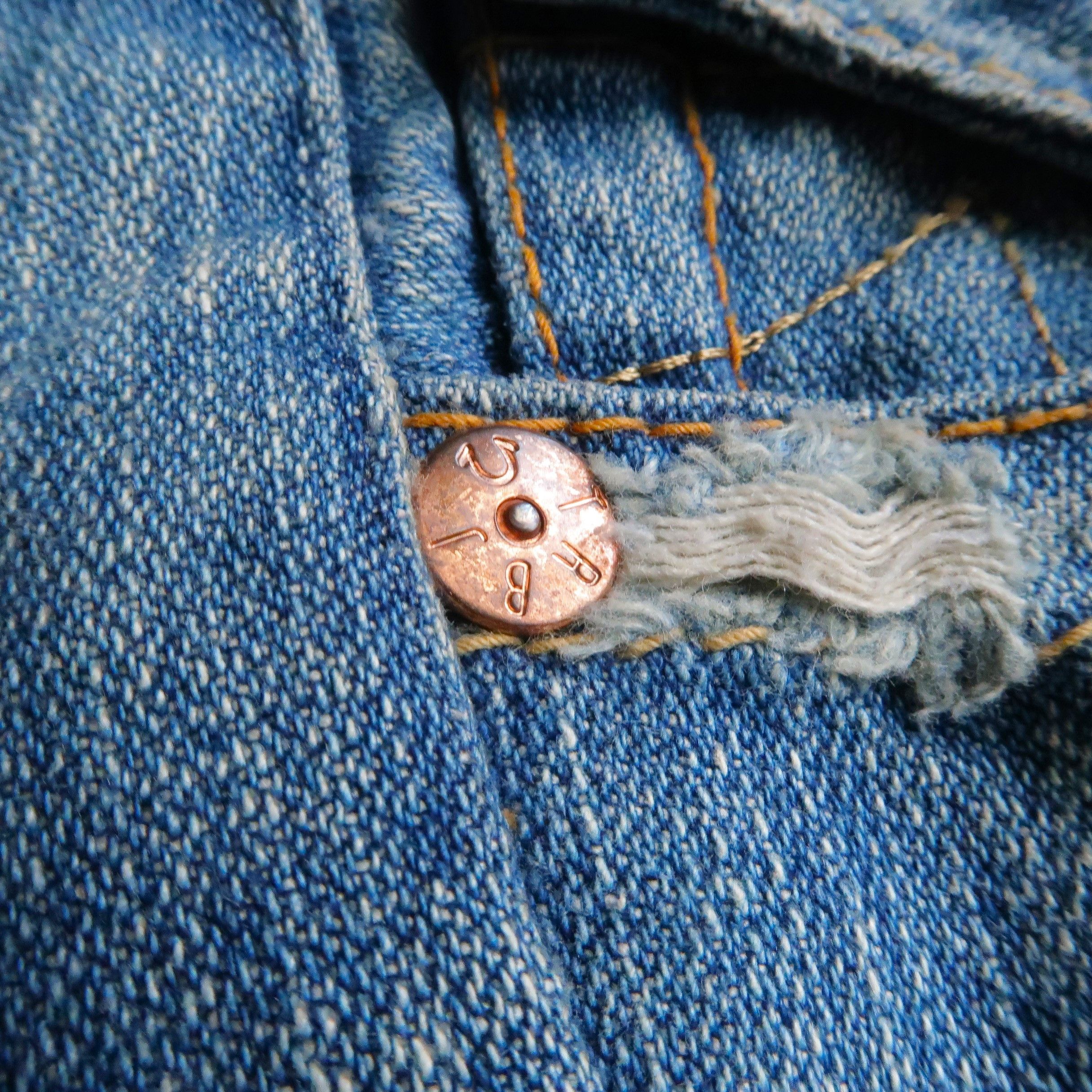 True Religion Vintage True Religion Spiral Cut Ripped Flared Denim Jeans Size US 32 / EU 48 - 6 Thumbnail