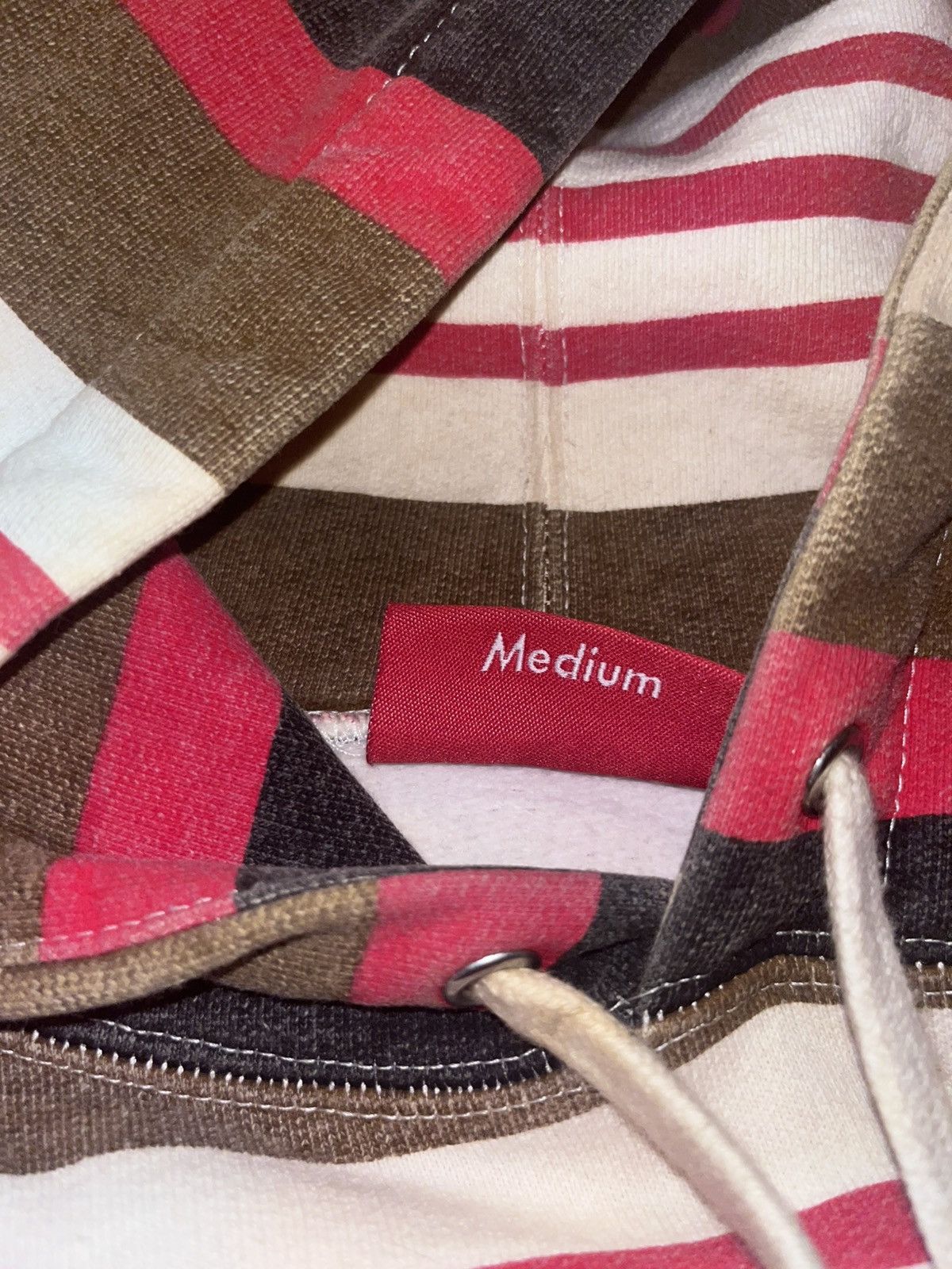 Supreme Supreme Stripe Logo Hoodie Size US M / EU 48-50 / 2 - 5 Thumbnail
