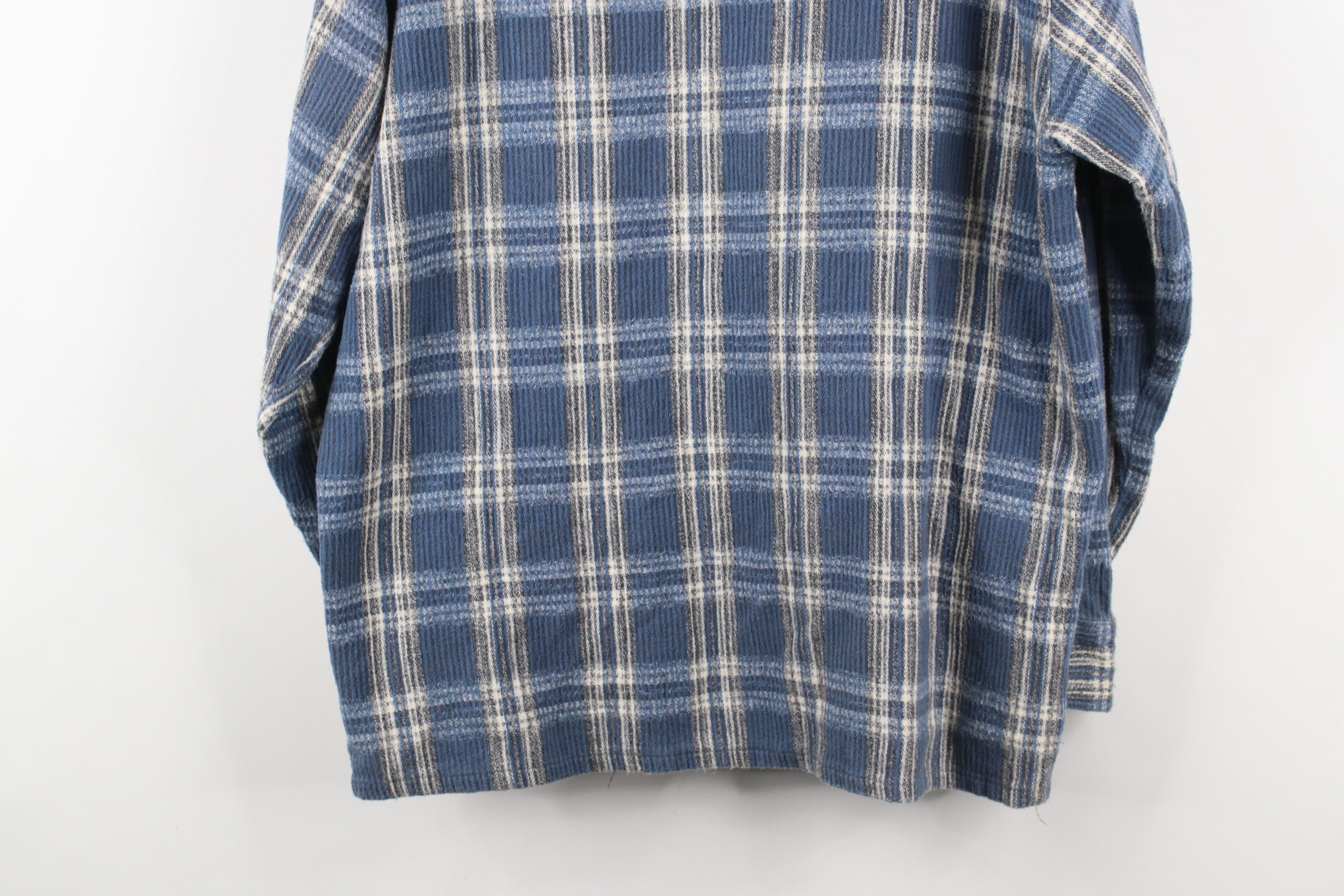 Vintage Vintage 90s Streetwear Hooded Button Shirt Jacket Jac Shirt Size US XL / EU 56 / 4 - 10 Thumbnail