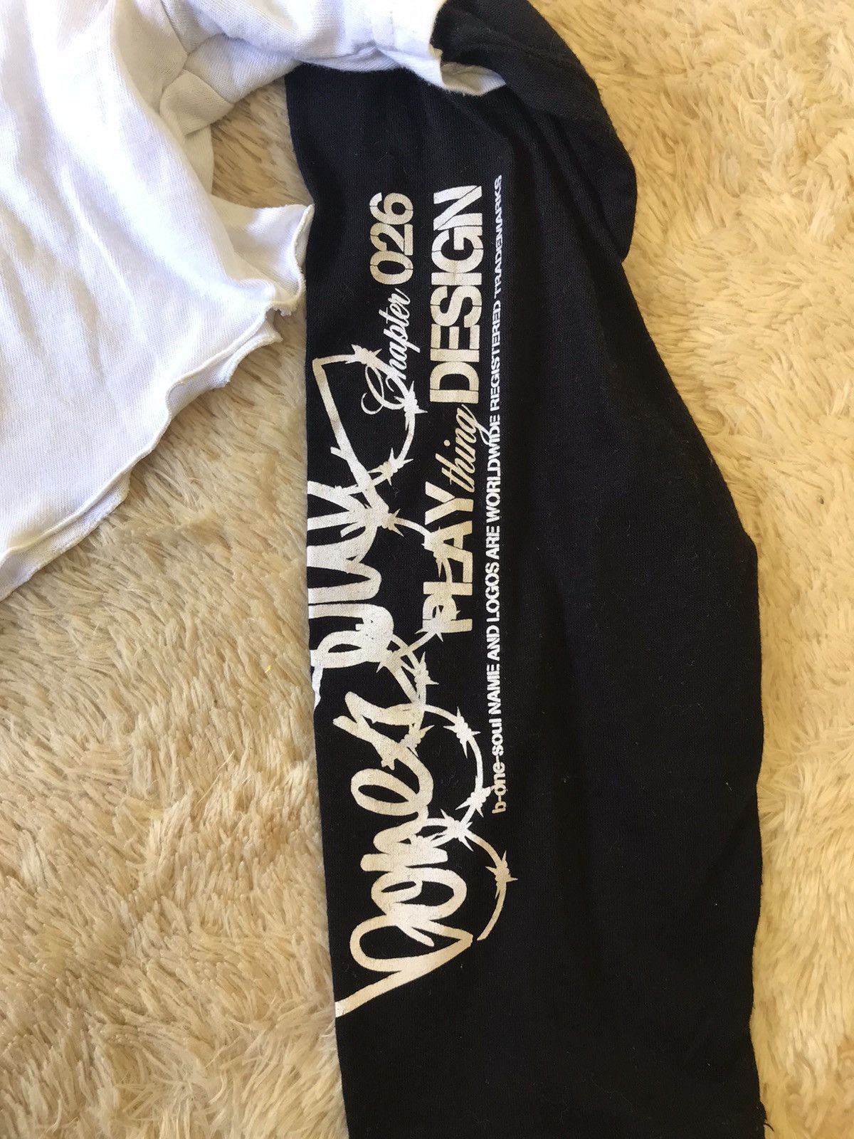 Japanese Brand Japanese B One Soul Double Layer Crop Tees Size XL / US 12-14 / IT 48-50 - 7 Thumbnail