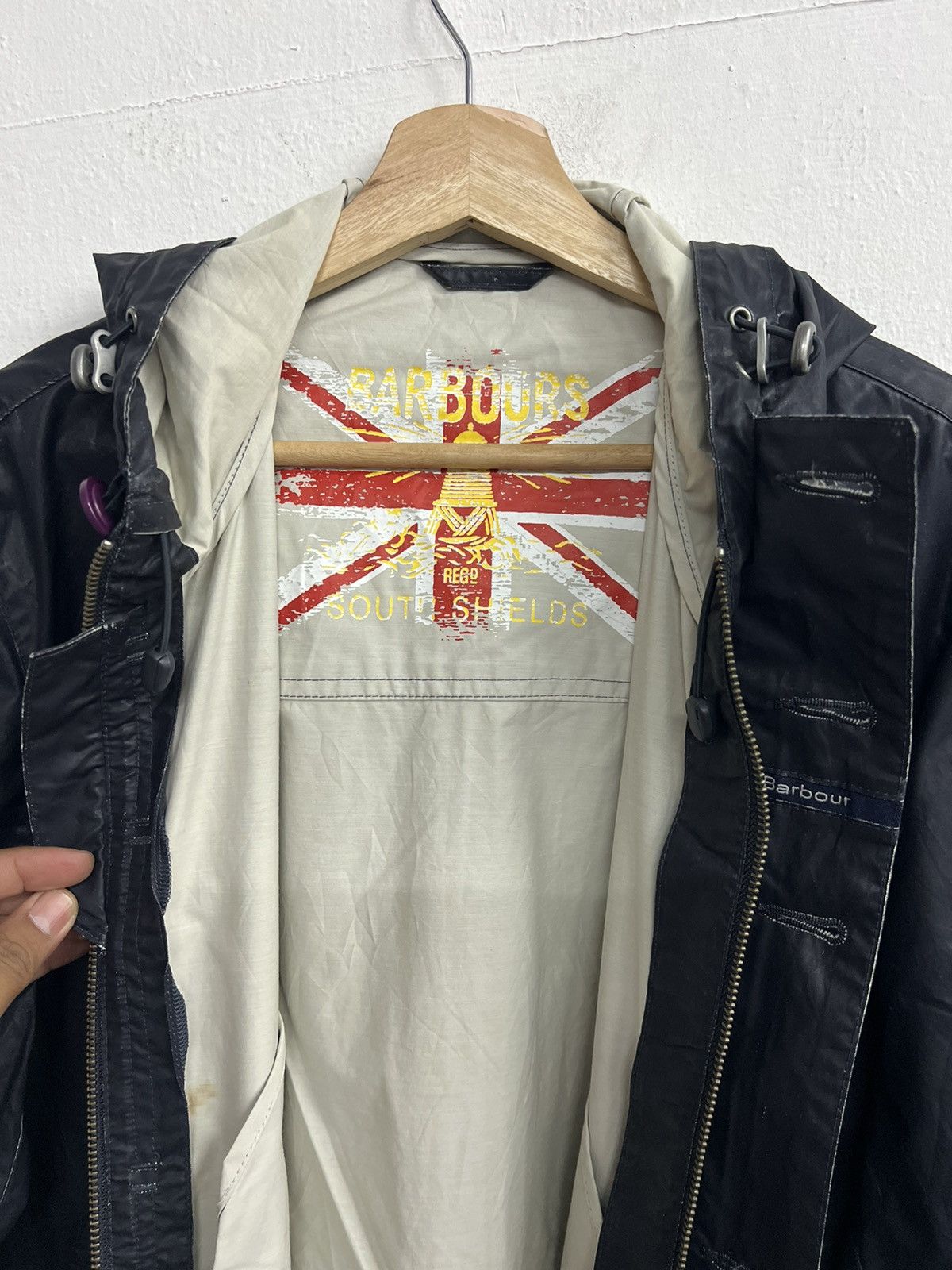 Barbour × Vintage Barbour Carbon Durham Kagoule Jacket Mens Size US M / EU 48-50 / 2 - 14 Thumbnail