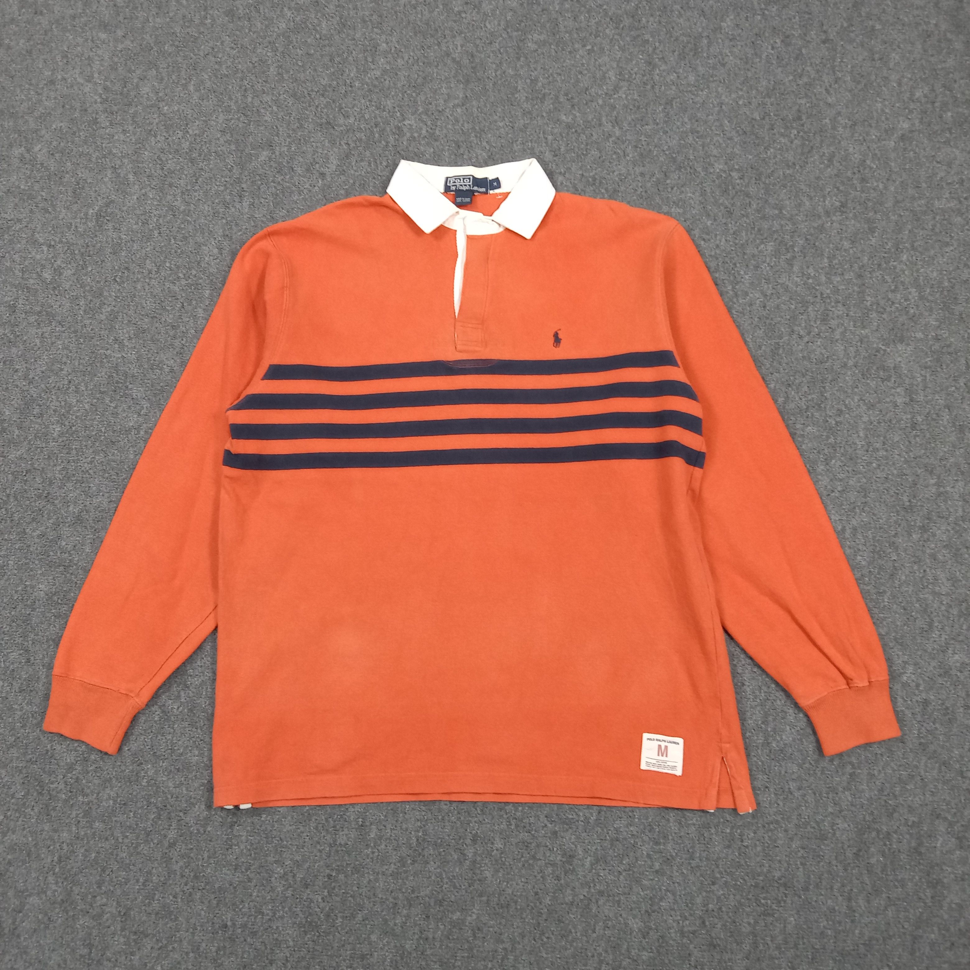 Polo Ralph Lauren Polo Ralph Lauren Rugby Shirt Striped E1A15 Size US L / EU 52-54 / 3 - 1 Thumbnail