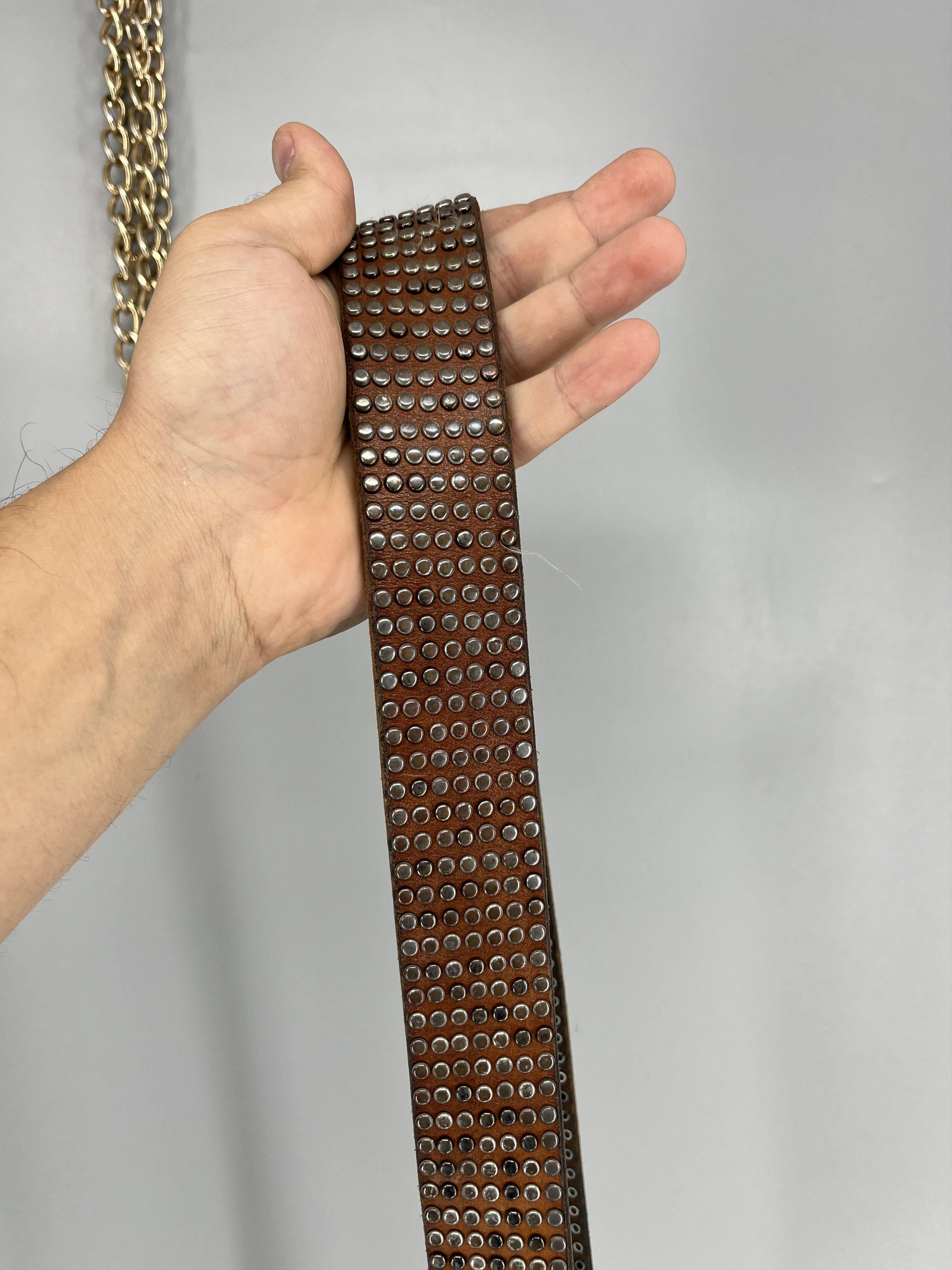Japanese Brand Vintage 90s Punk Belt Leather Band Rock Y2K 90s Y2K Size ONE SIZE - 7 Thumbnail