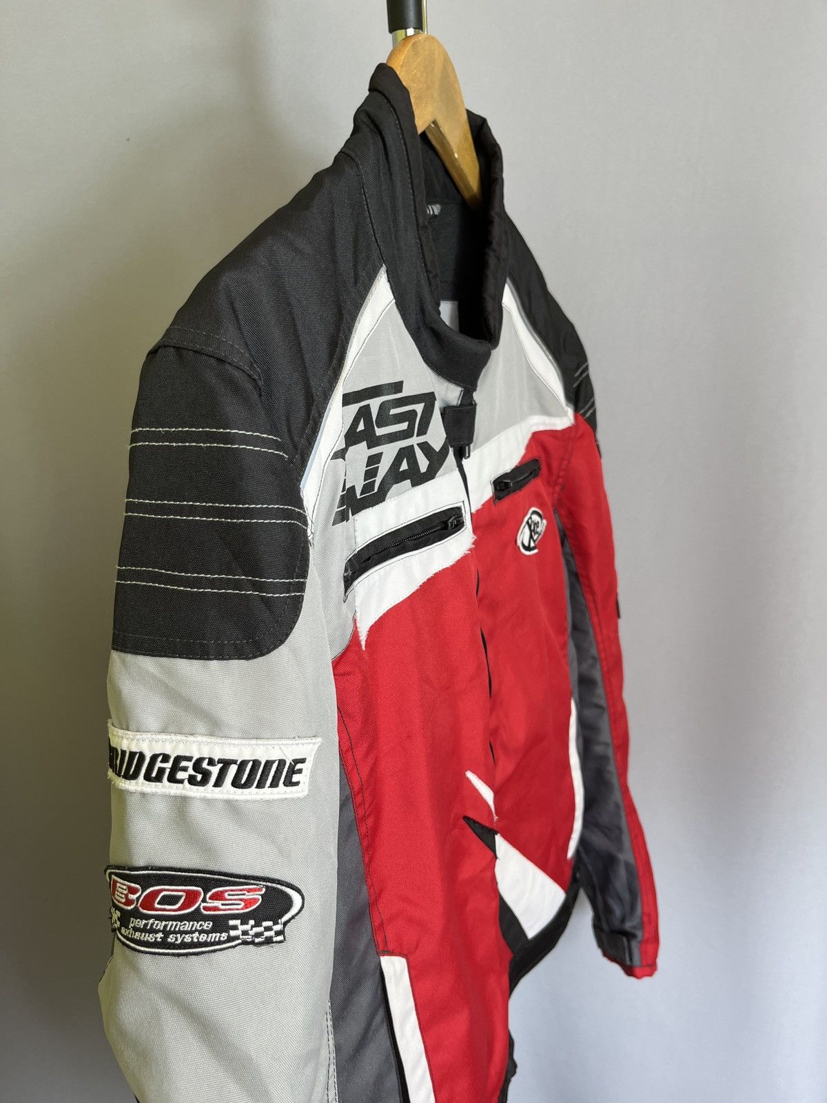 Other × Sports Specialties × Vintage Fast Way MOTORCYCLE JACKET Red Mens Polyester Sz L Size US L / EU 52-54 / 3 - 2 Thumbnail