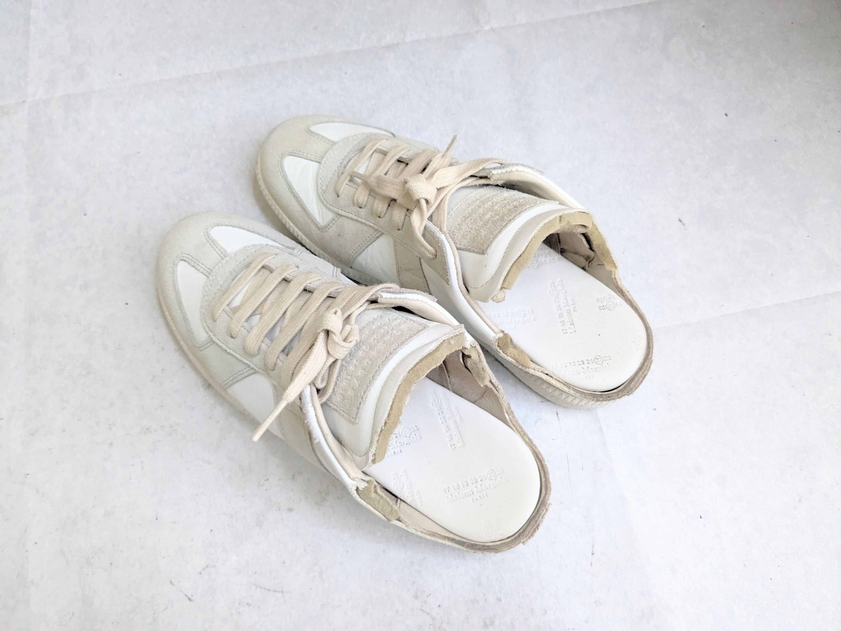 Maison Margiela Maison Margiela GAT Replica White Gray 38.5 8.5 Size US 8.5 / IT 38.5 - 12 Thumbnail