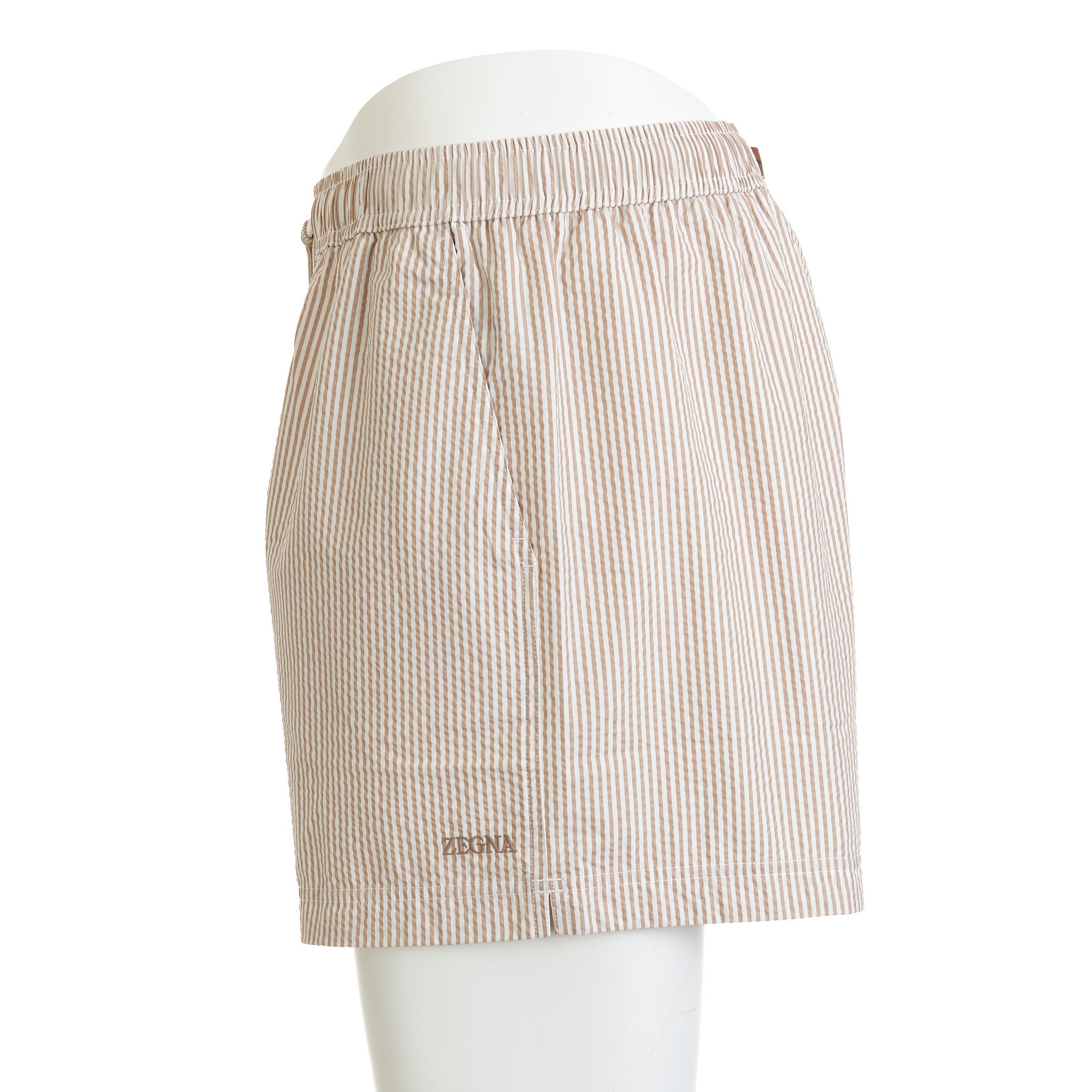 Ermenegildo Zegna Beige Striped Swim Trunks Size S Size US 28 / EU 44 - 5 Thumbnail