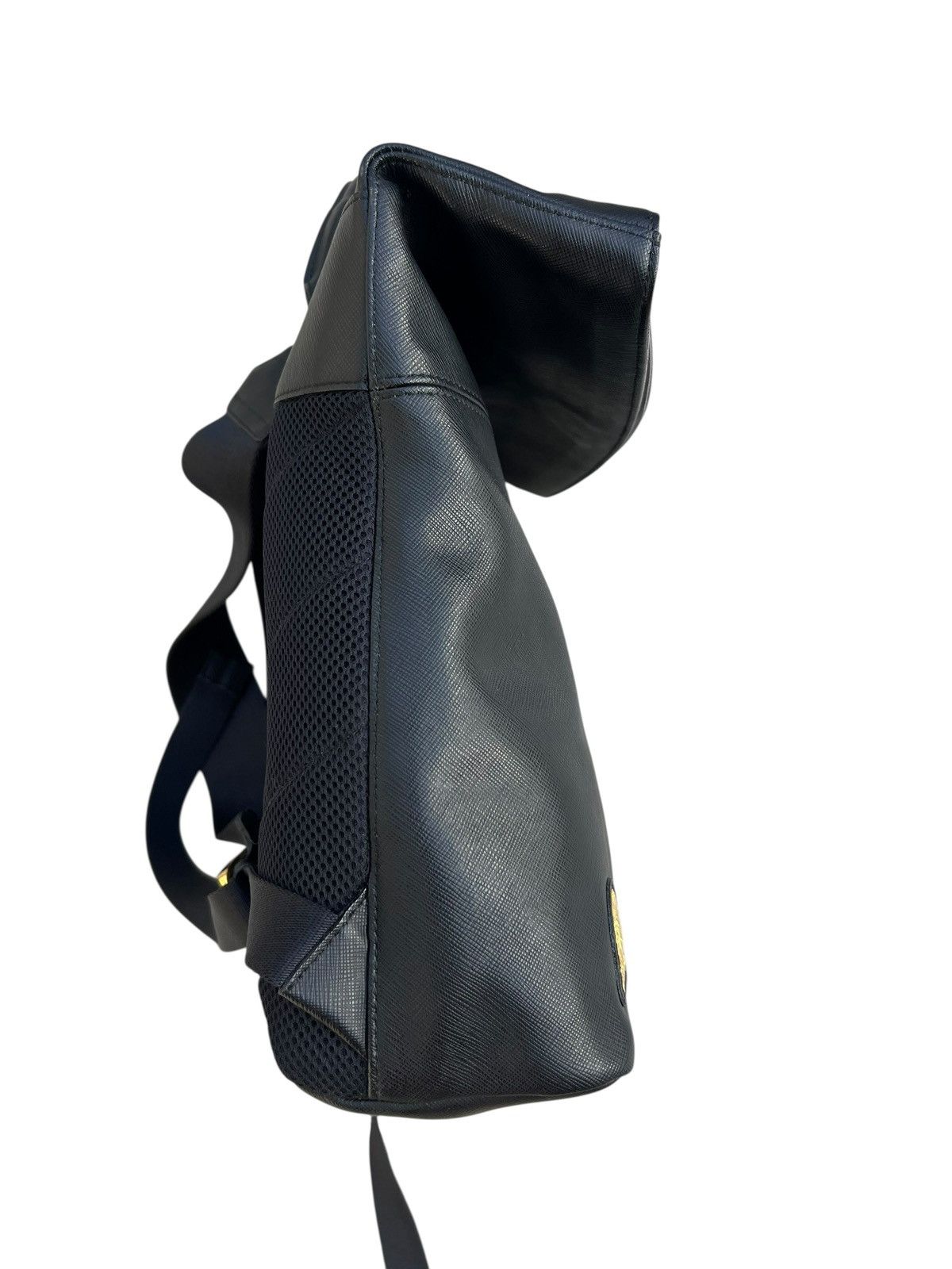 Leather ADMJ Japan Black Leather Backpack Bag Size ONE SIZE - 17 Thumbnail