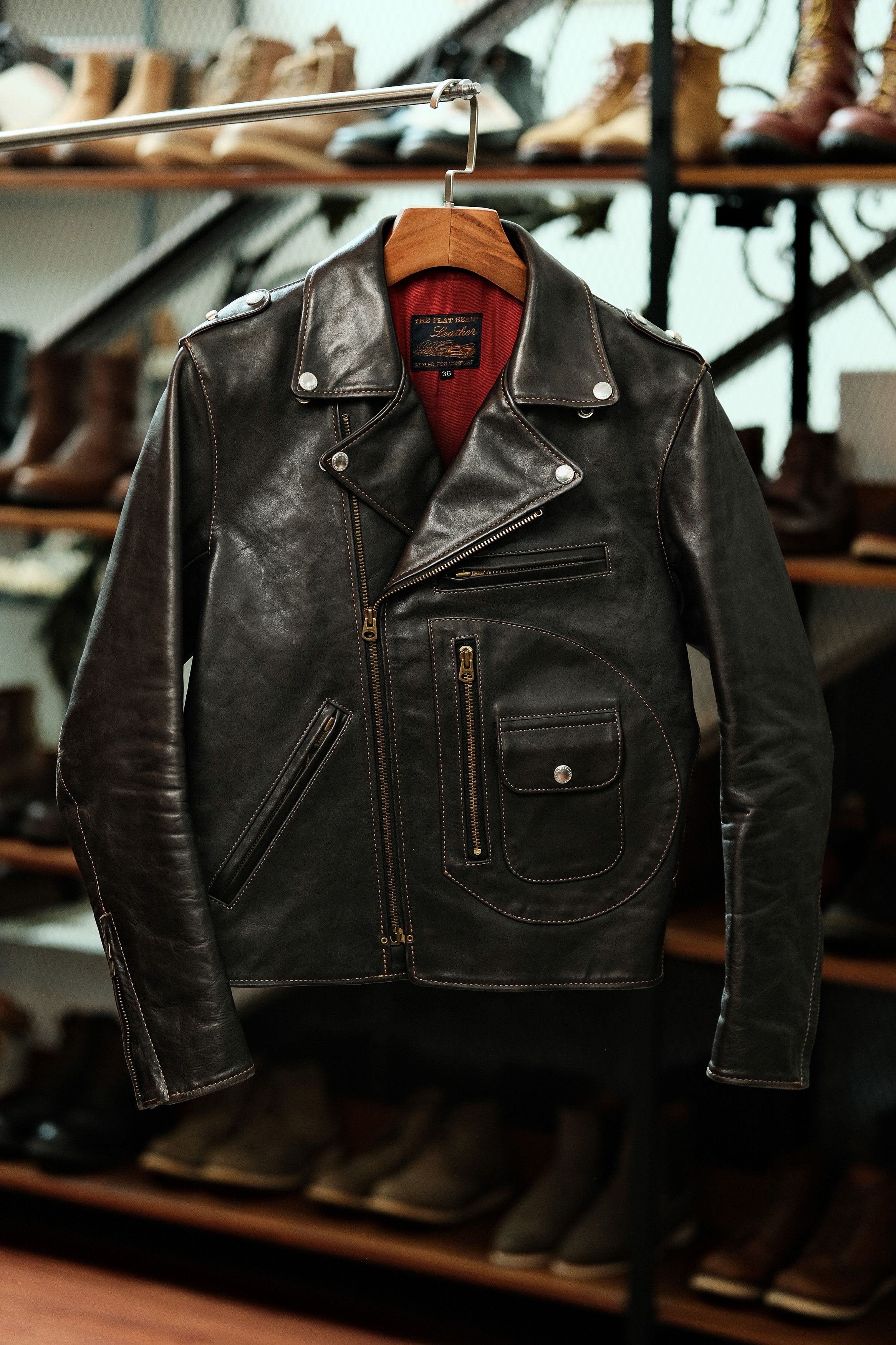 The Flat Head F-HLS001 Lined Horsehide Western Shirt Jacket | Grailed