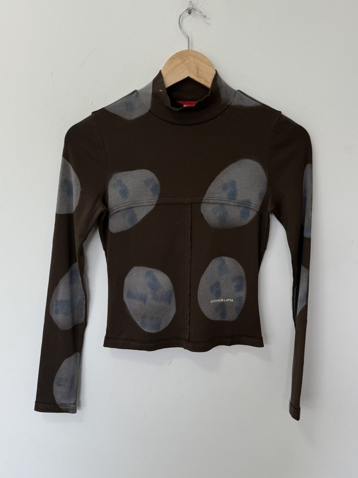 Eckhaus Latta L Eckhaus Latta Purple Galaxy Long Sleeve