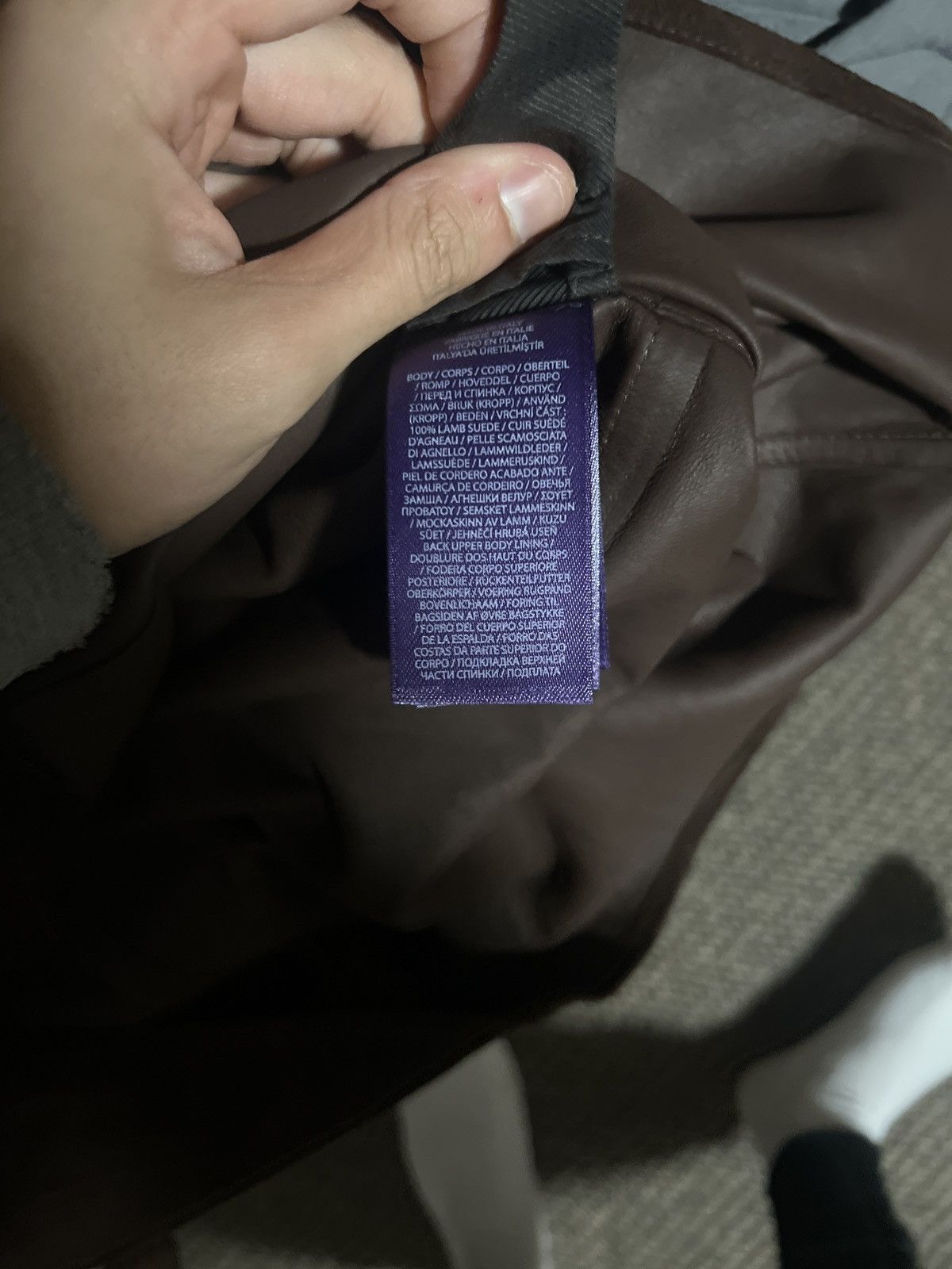 Ralph Lauren Purple Label Ralph Lauren Purple Label Barron Lamb Leather Shirt Jacket Size US M / EU 48-50 / 2 - 10 Thumbnail