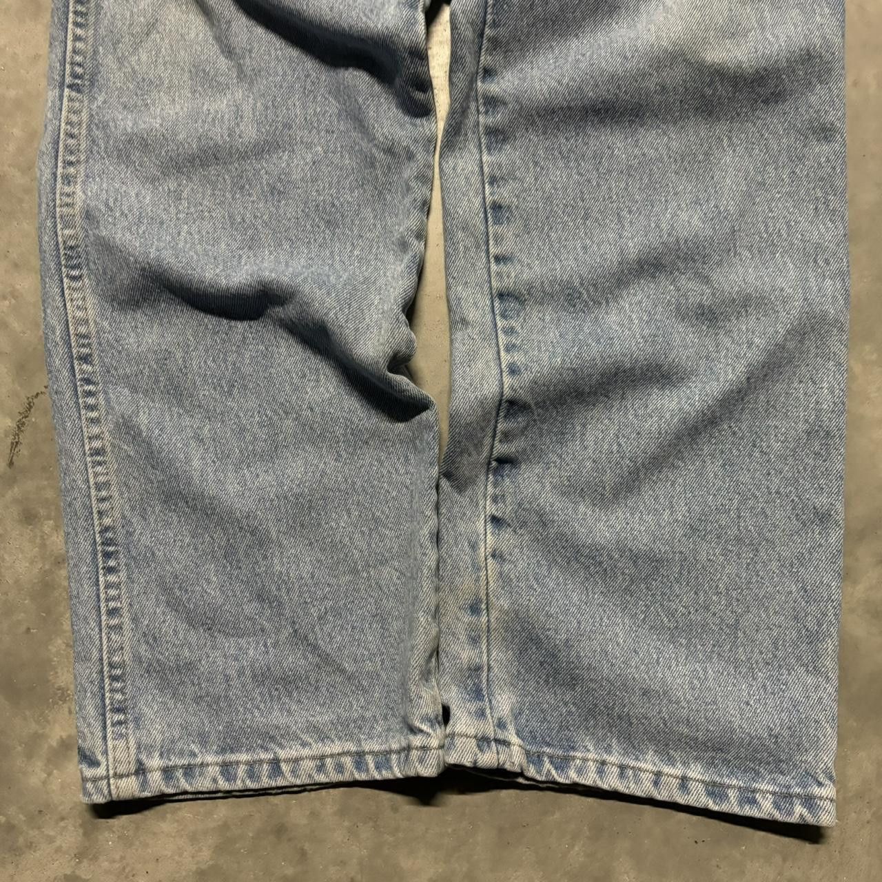 Japanese Brand × Vintage Crazy Vintage Y2K/2000s Light Wash Essential Denim Jeans! Size US 34 / EU 50 - 6 Thumbnail