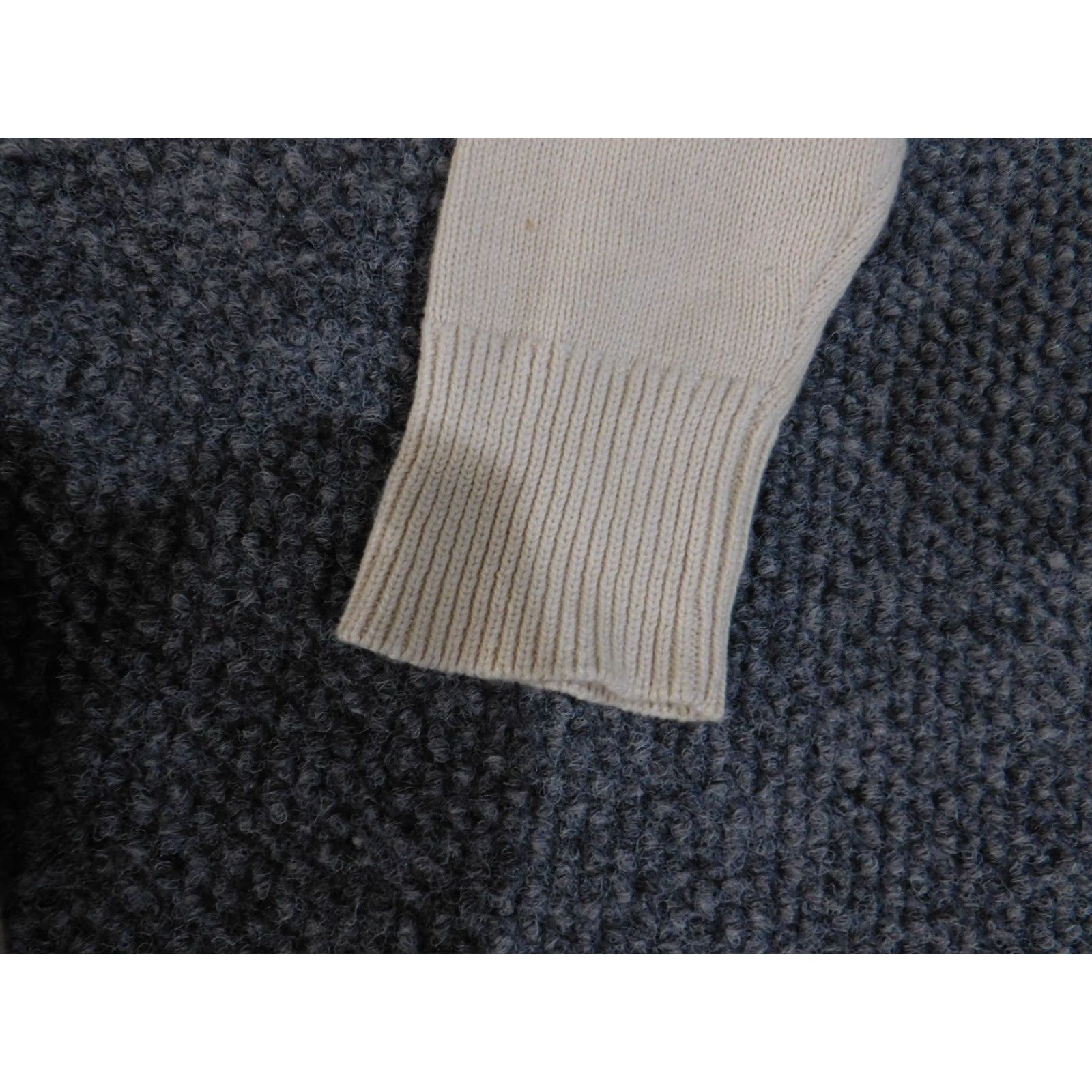 Loft LOFT Sweater Womens XS Cream Purple Black Geometric Knit Pullover Brushed Knit Crew Neck Pullover Casual Regular Size XS Womens Size XS / US 0-2 / IT 36-38 - 6 Thumbnail