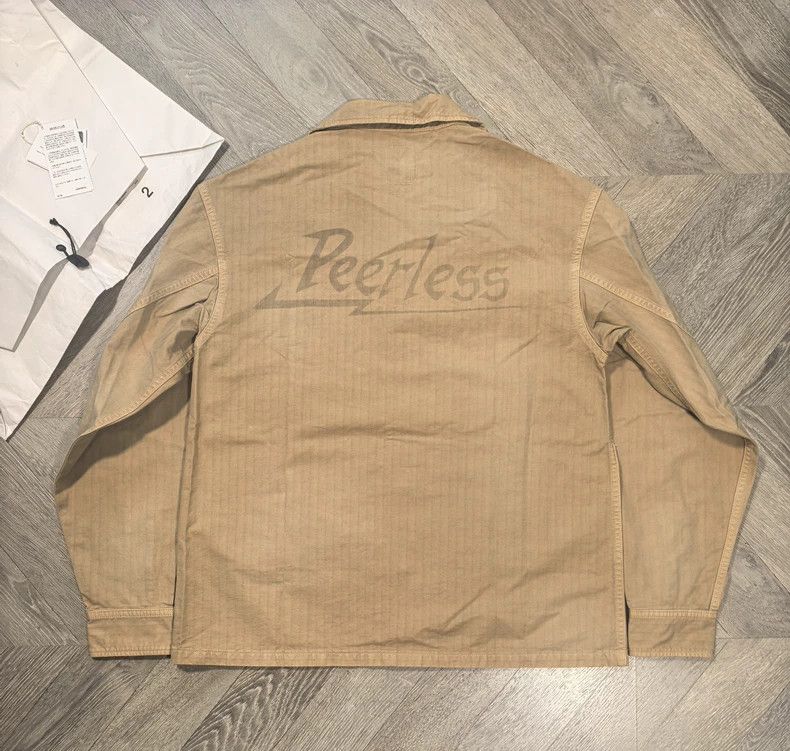 Visvim Visvim 21AW DOMAIN L/S DMGD Fishbone Washed Worn Work Shir Size US M / EU 48-50 / 2 - 1 Thumbnail