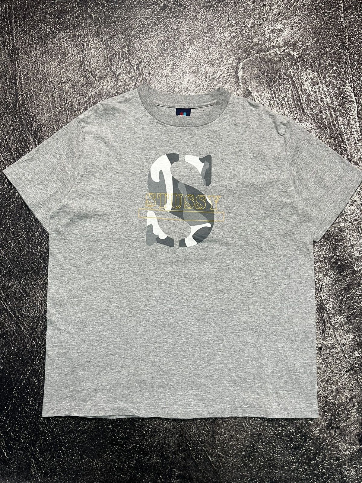 Vintage Stussy Grey T-Shirts