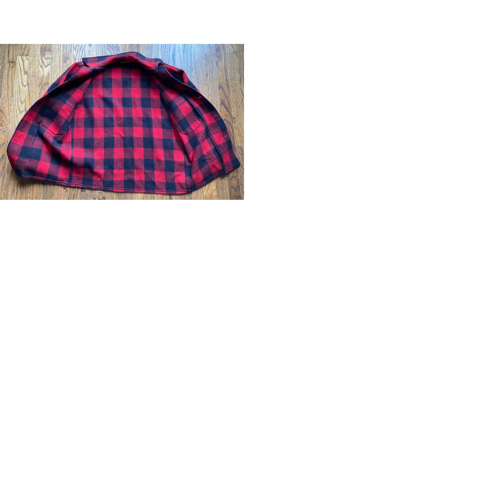 CO VINTAGE J.O. Ballard & Co Shirt Mackinaw Wool Buffalo Plaid Jacket Large L 1950s Buffalo Plaid Mens Wool Jacket Size US L / EU 52-54 / 3 - 9 Thumbnail