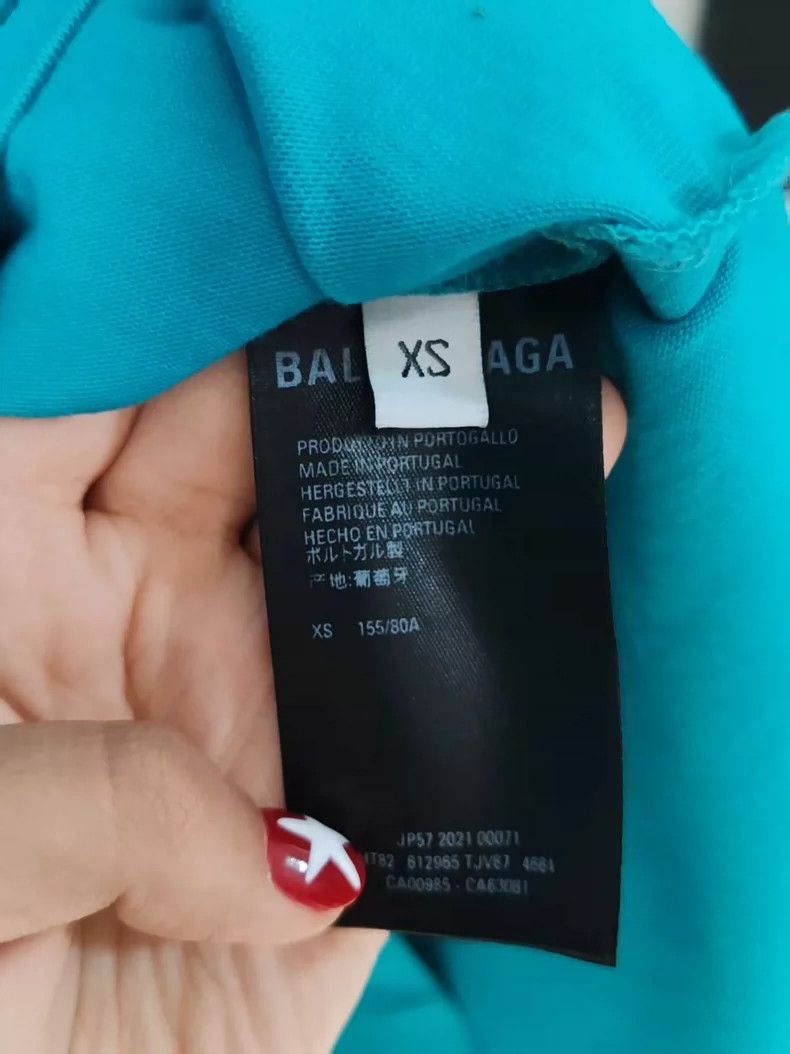 Balenciaga Balenciaga Logo Embroidered Short Sleeve T-Shirt Size US XS / EU 42 / 0 - 4 Thumbnail