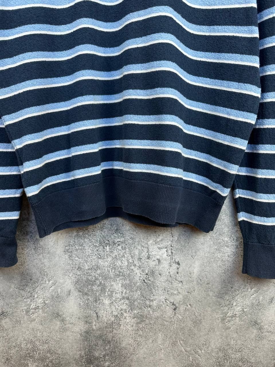 Fred Perry Fred Perry Striped Terry Knit Sweater Jumper Crew Size US L / EU 52-54 / 3 - 7 Thumbnail