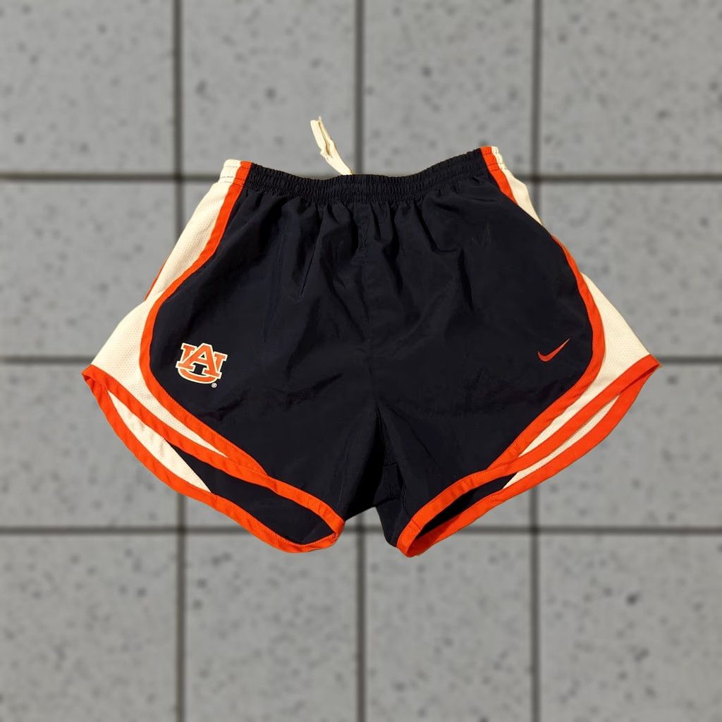 Nike Womens Nike Auburn Tigers Shorts XS Navy Blue Athletic Gym Workout Size 26" / US 2 / IT 38 - 1 Thumbnail
