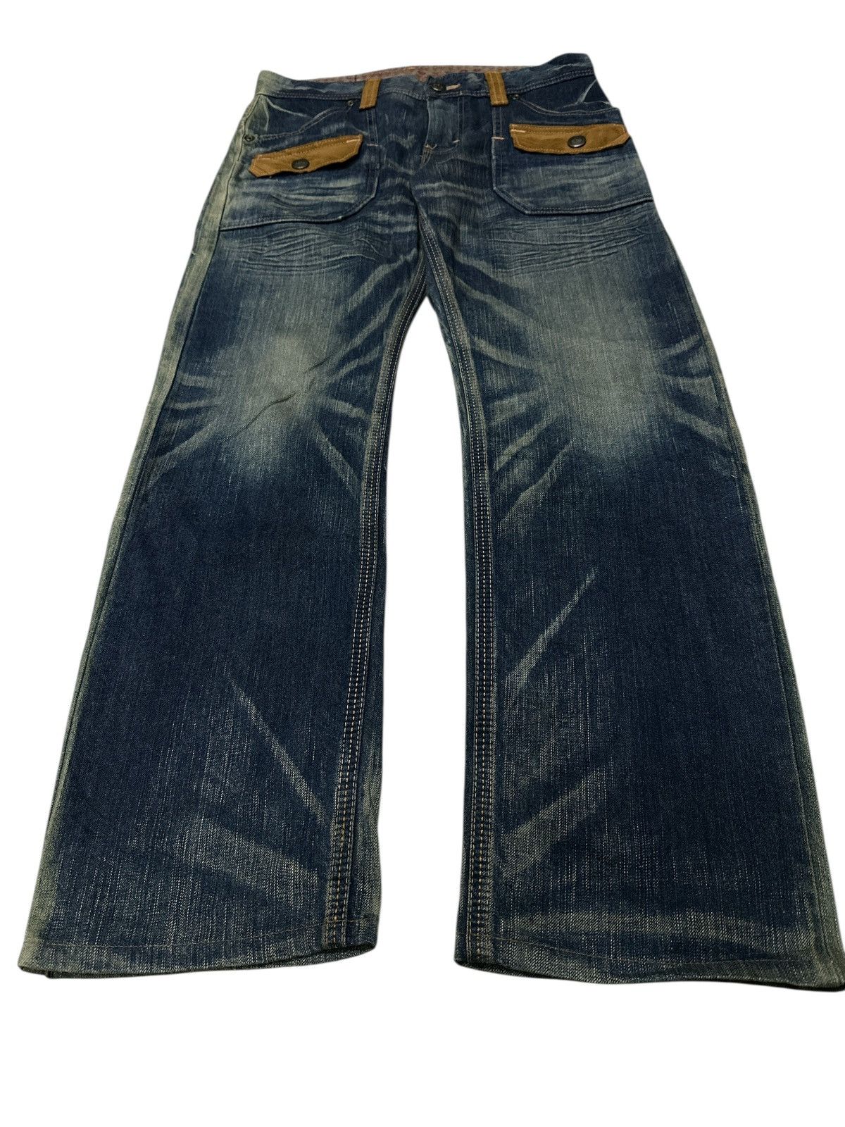 Japanese Brand Vintage Edwin Bushpant Native Style . Size US 34 / EU 50 - 5 Thumbnail