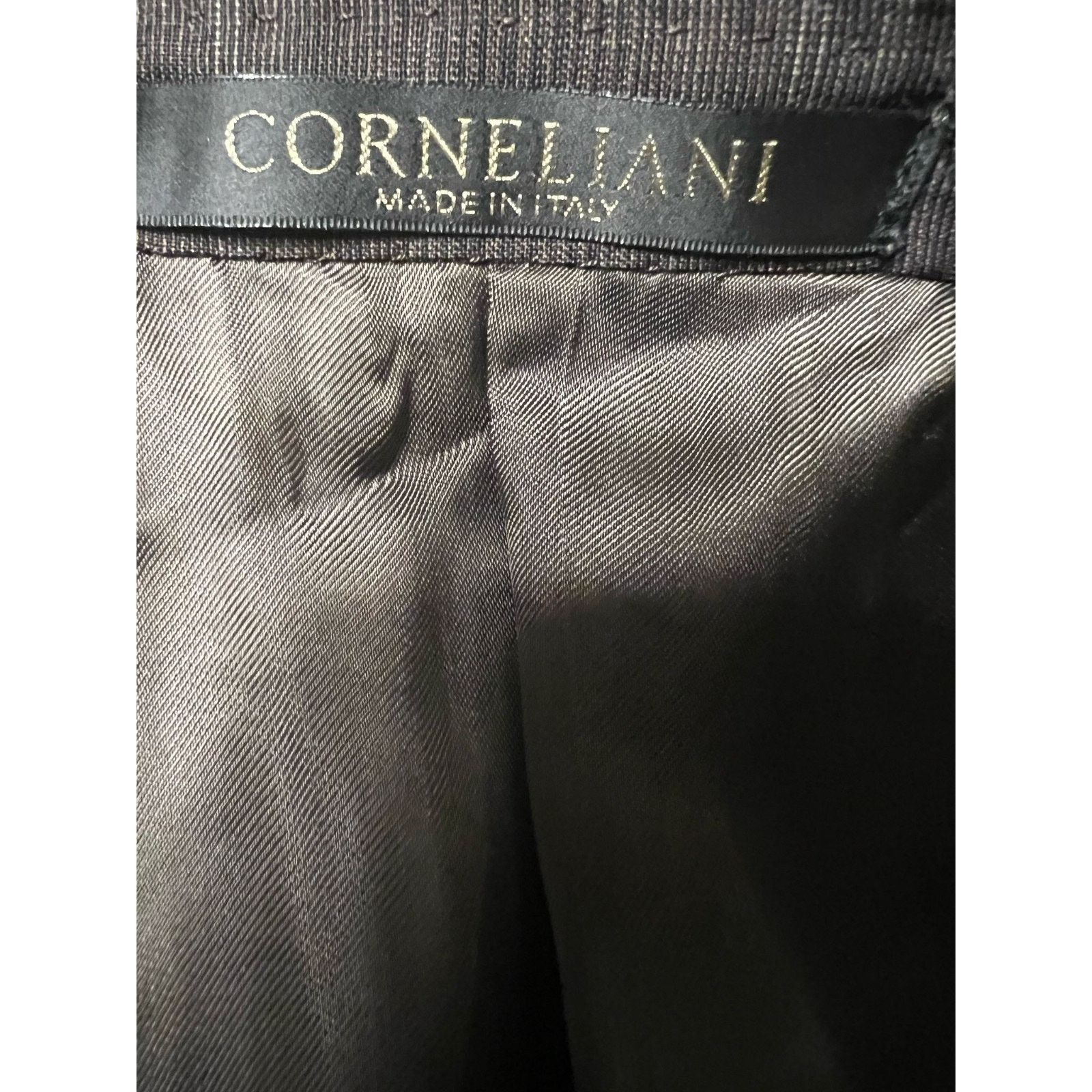 Corneliani Corneliani Brown 100% Virgin Wool Jacket Mens Size 48L US Size 48L - 5 Thumbnail
