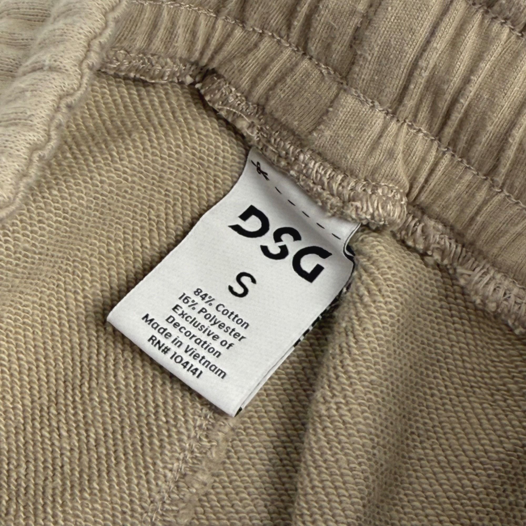 Other DSG Men's Sport Fleece Joggers Sweatpants Beige Size S Size US 26 / EU 42 - 2 Thumbnail