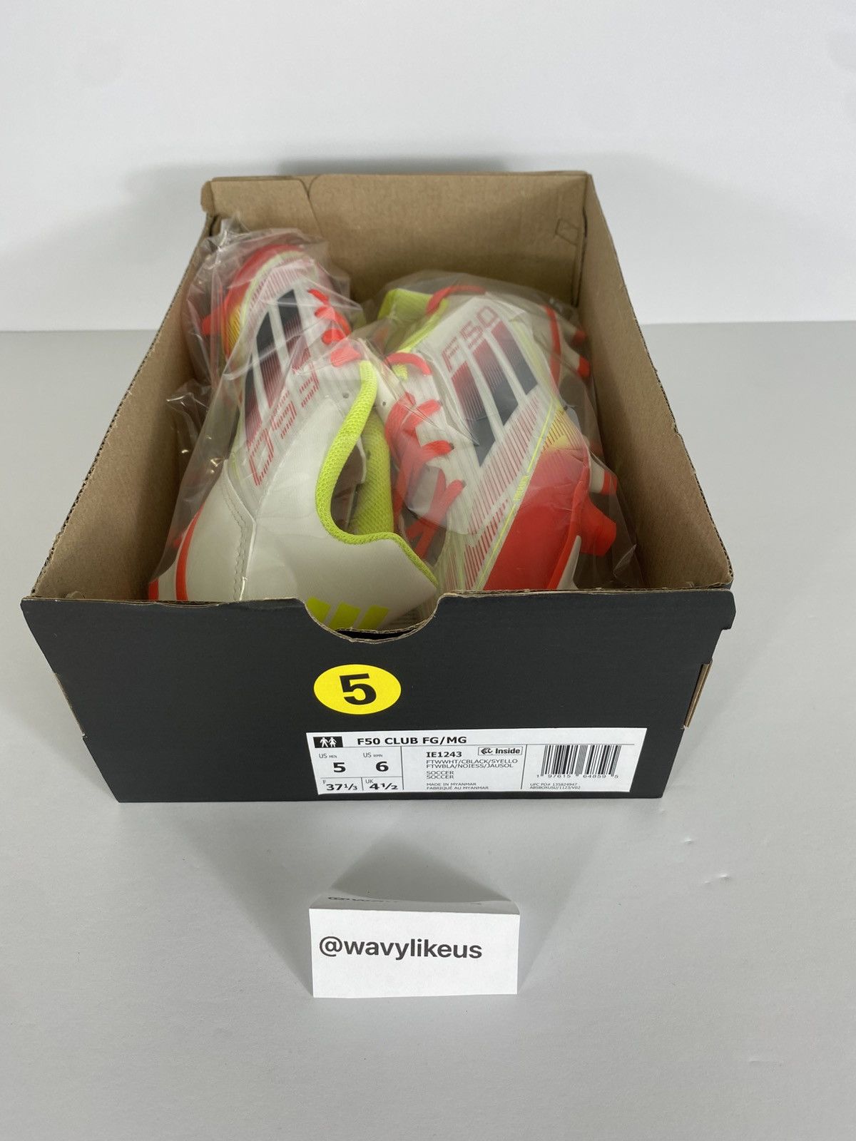 Adidas ADIDAS F50 Club FG/MG Cleats Men Size 5 Women Size 6 Size US 5 / EU 37 - 8 Thumbnail