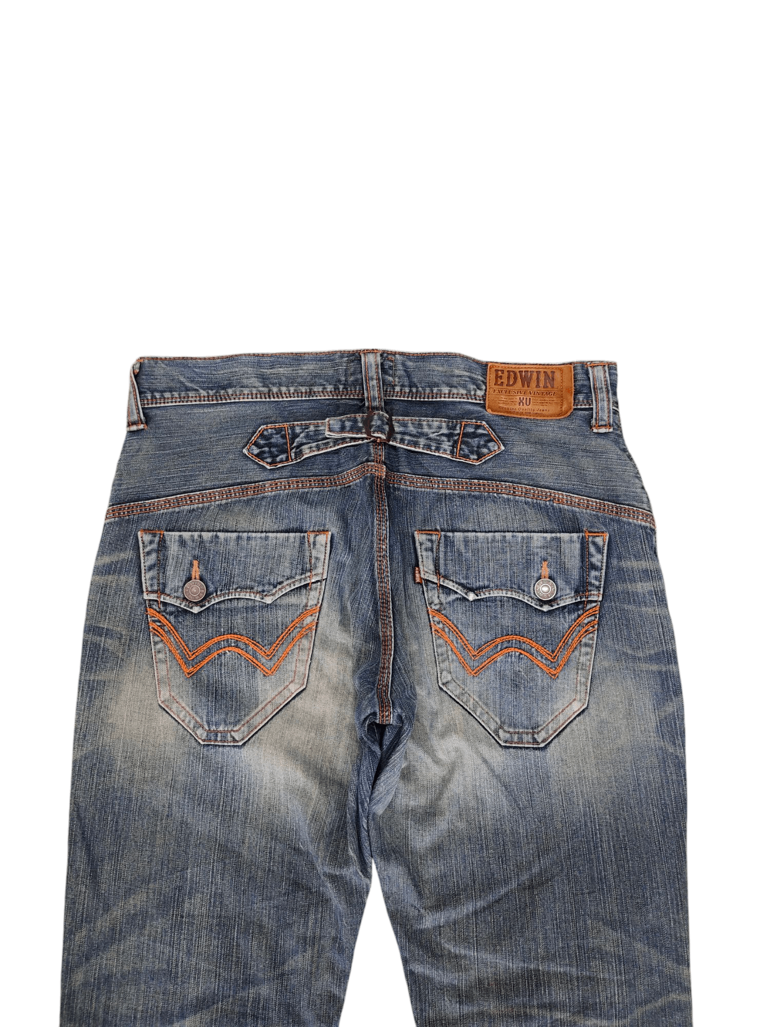 Kapital Vintage Edwin Buckle Back Distress Faded Clawmark Denim Jean Size US 36 / EU 52 - 10 Thumbnail