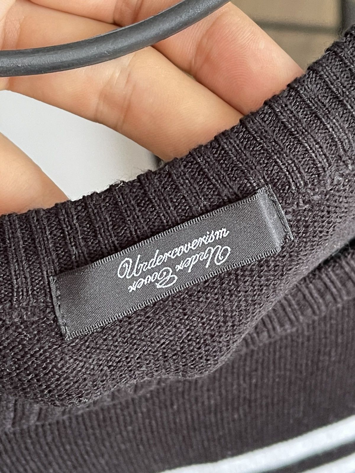 Japanese Brand Undercover Underman Knit Striped Sweater Japan Size US L / EU 52-54 / 3 - 9 Thumbnail