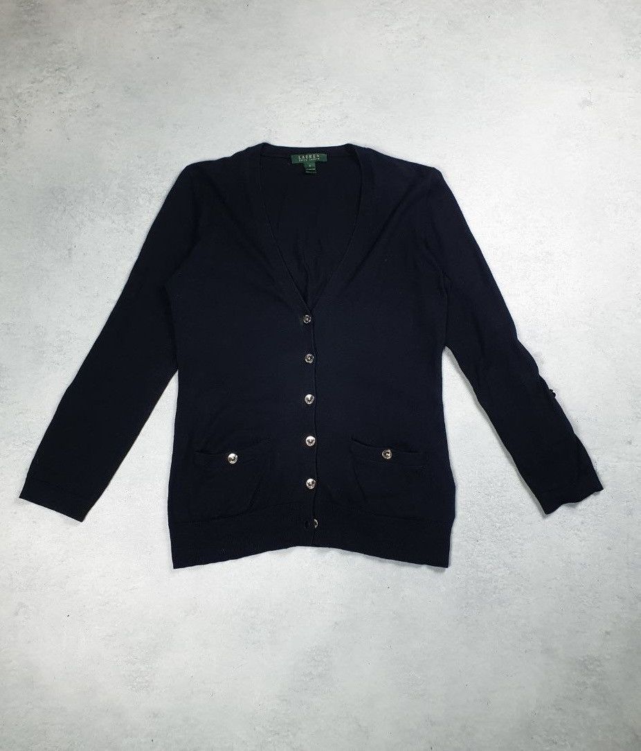 Lauren Ralph Lauren × Polo Ralph Lauren × Ralph Lauren LAUREN RALPH LAUREN GREEN LABEL CARDIGAN Size S / US 4 / IT 40 - 1 Thumbnail