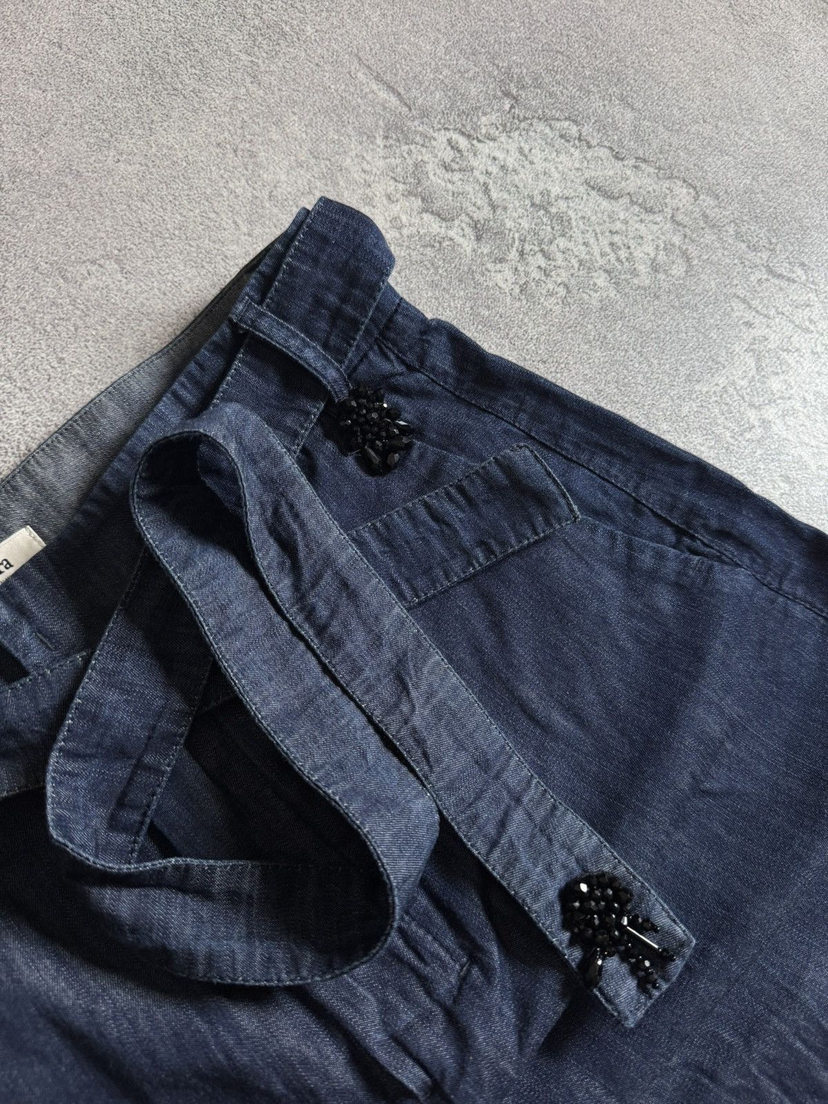 Max Mara Max Mara US8/I42/F40 pants trousers chinos relaxed palazzo Size 30" / US 8 / IT 44 - 5 Thumbnail