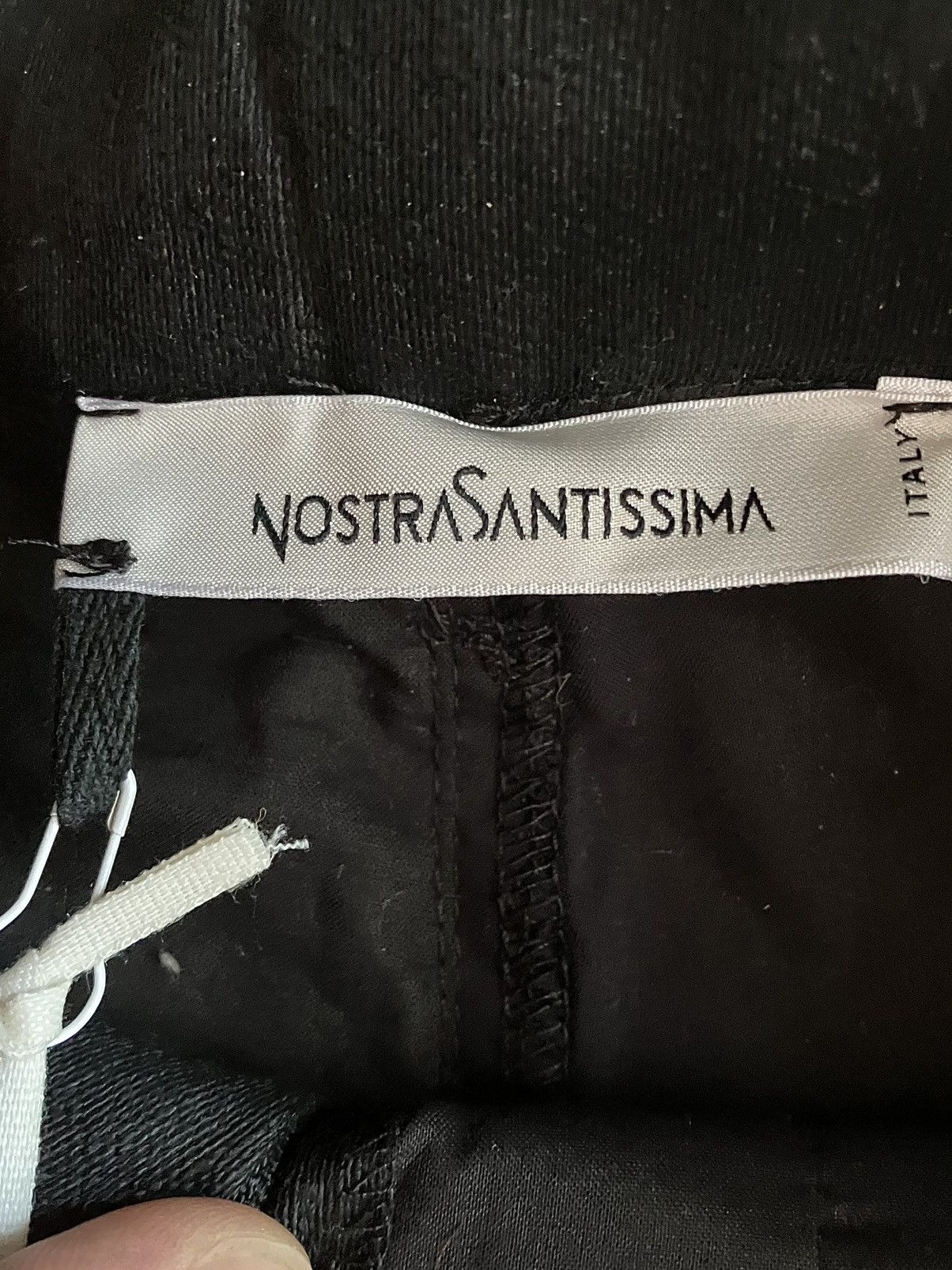 Nostra Santissima NostraSantissima: Black Linen Pleated Shorts Size US 33 - 6 Thumbnail