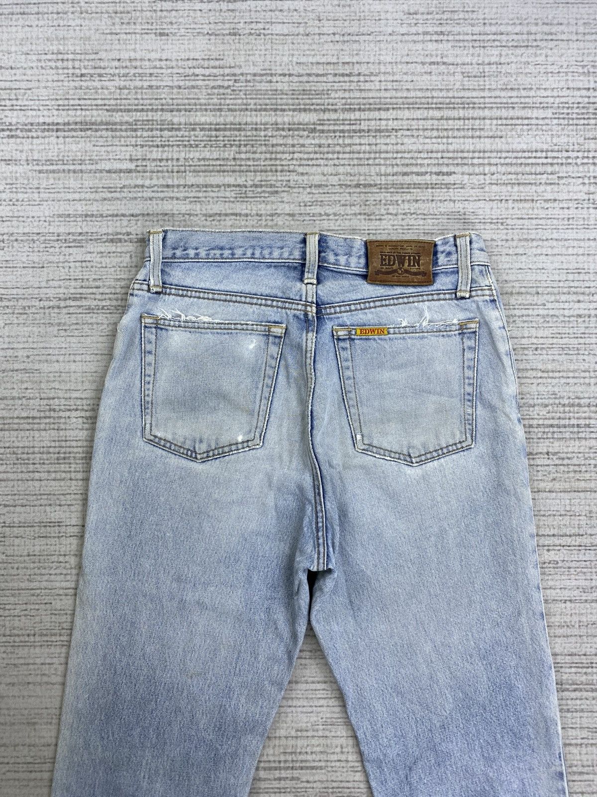 Edwin × Japanese Brand × Vintage Vintage Edwin Light Blue Straight Cut Denim Pants Size US 28 / EU 44 - 11 Thumbnail