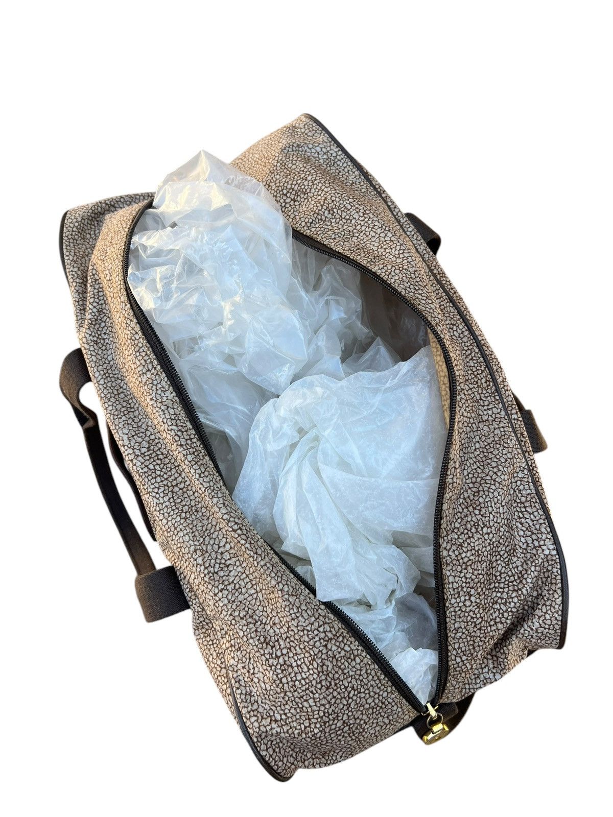 Vintage Vintage Borbonese Redwall 2 Way Travel Bag Size ONE SIZE - 18 Thumbnail